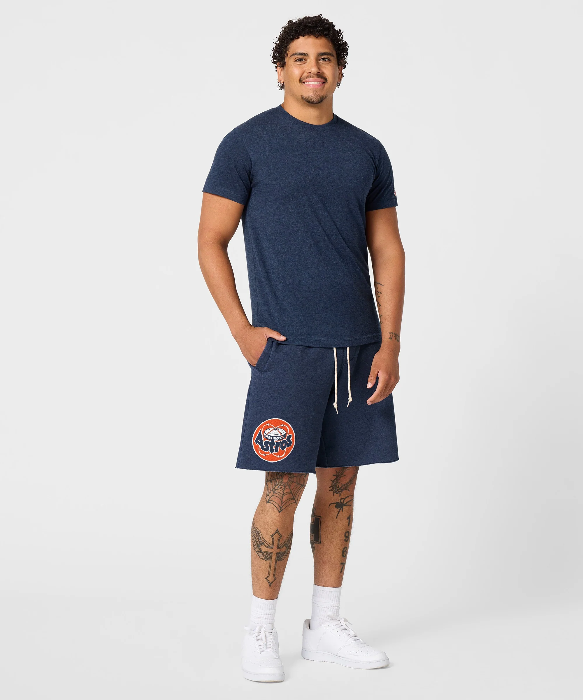 Houston Astros '77 Sweat Shorts - Image 5