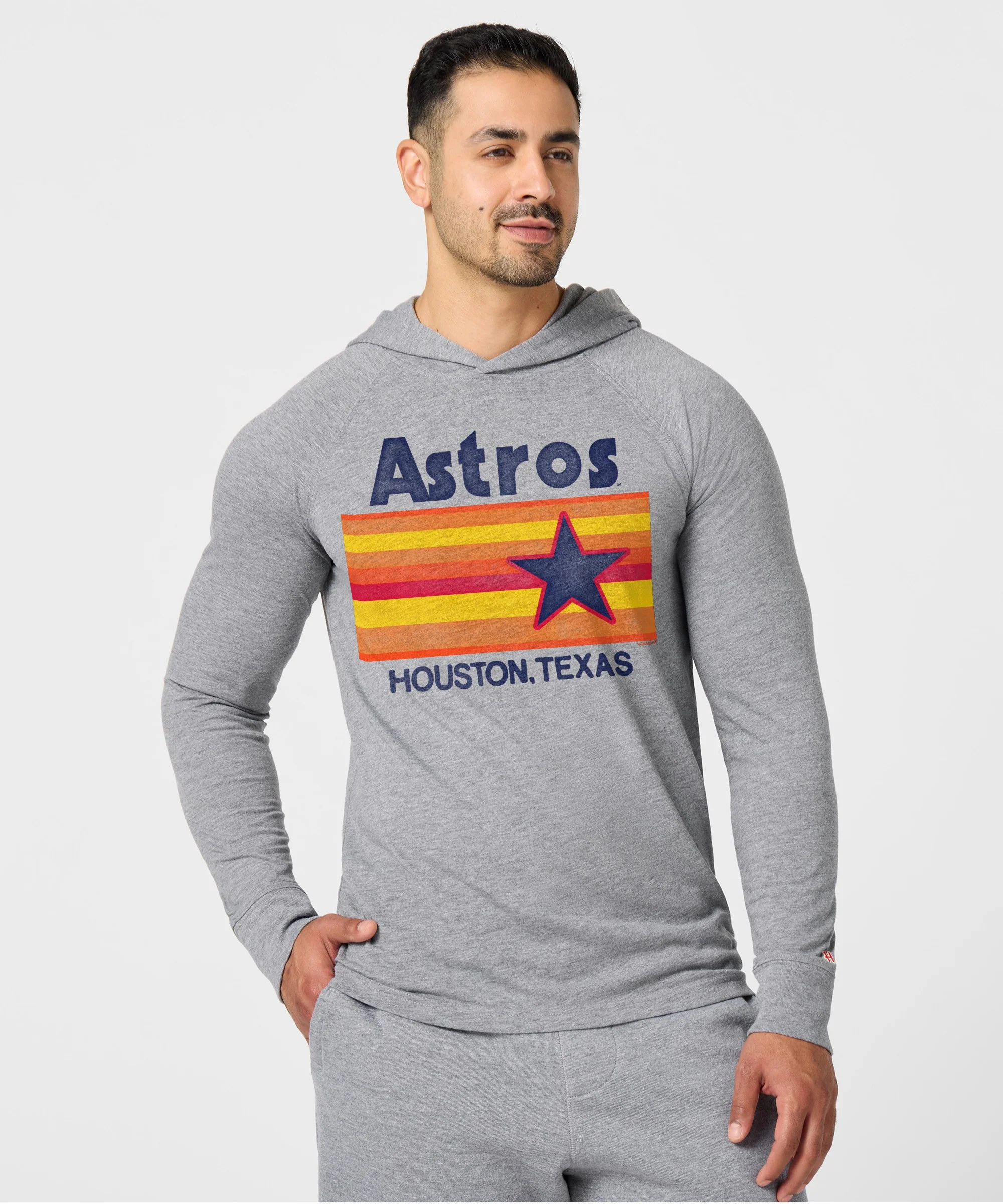 Houston Astros Jersey Logo '75 Lightweight Hoodie - Image 3