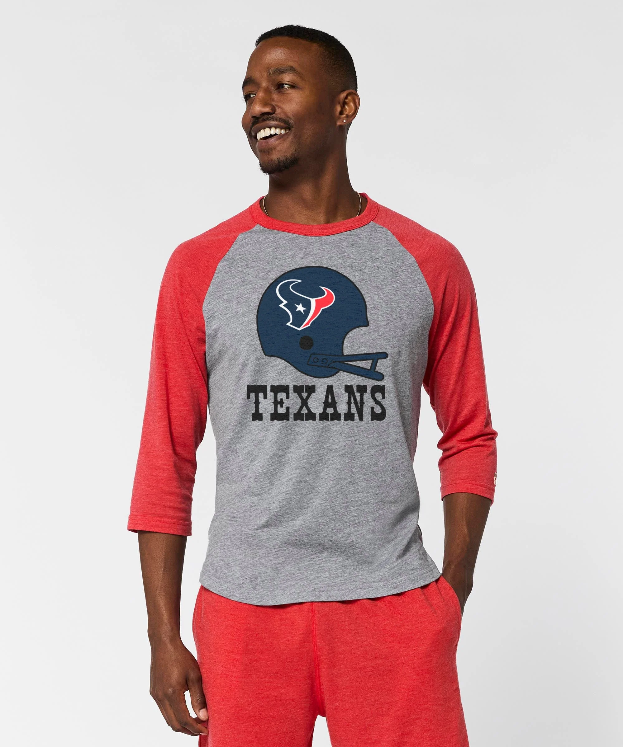 Houston Texans Big Helmet Raglan - Image 3