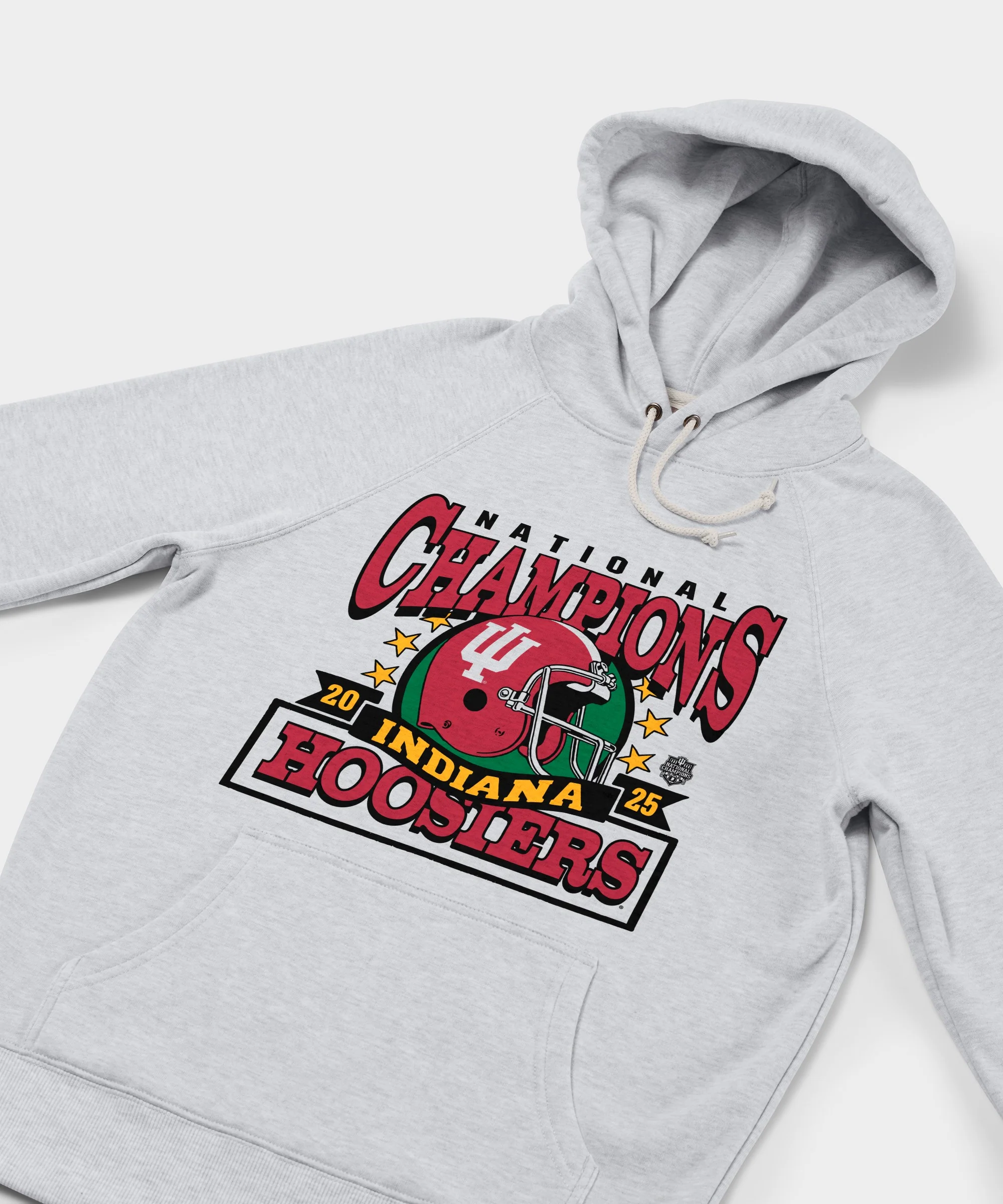 Indiana Hoosiers 2025 National Champions Helmet Hoodie - Image 2