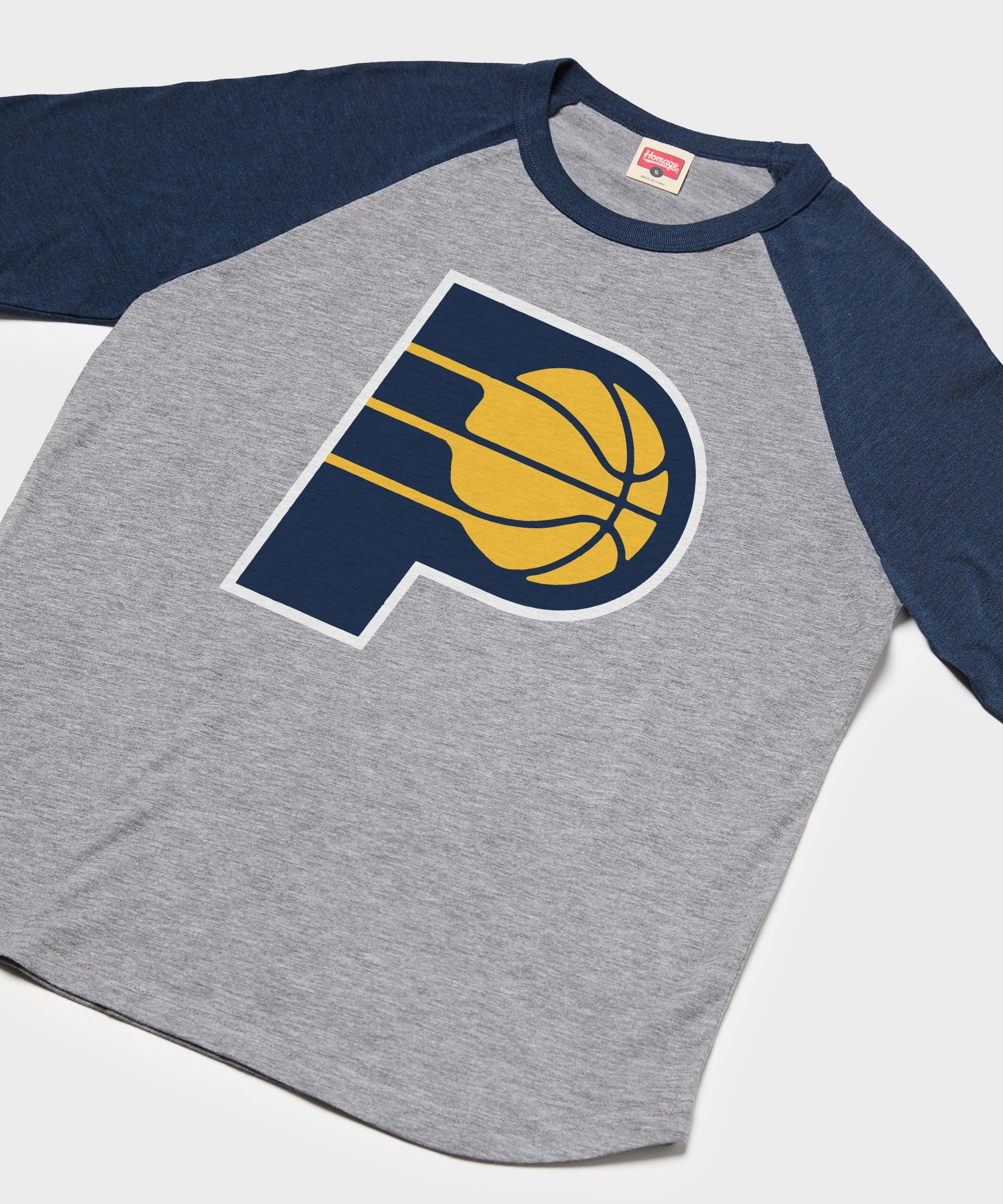 Indiana Pacers Logo Raglan - Image 2