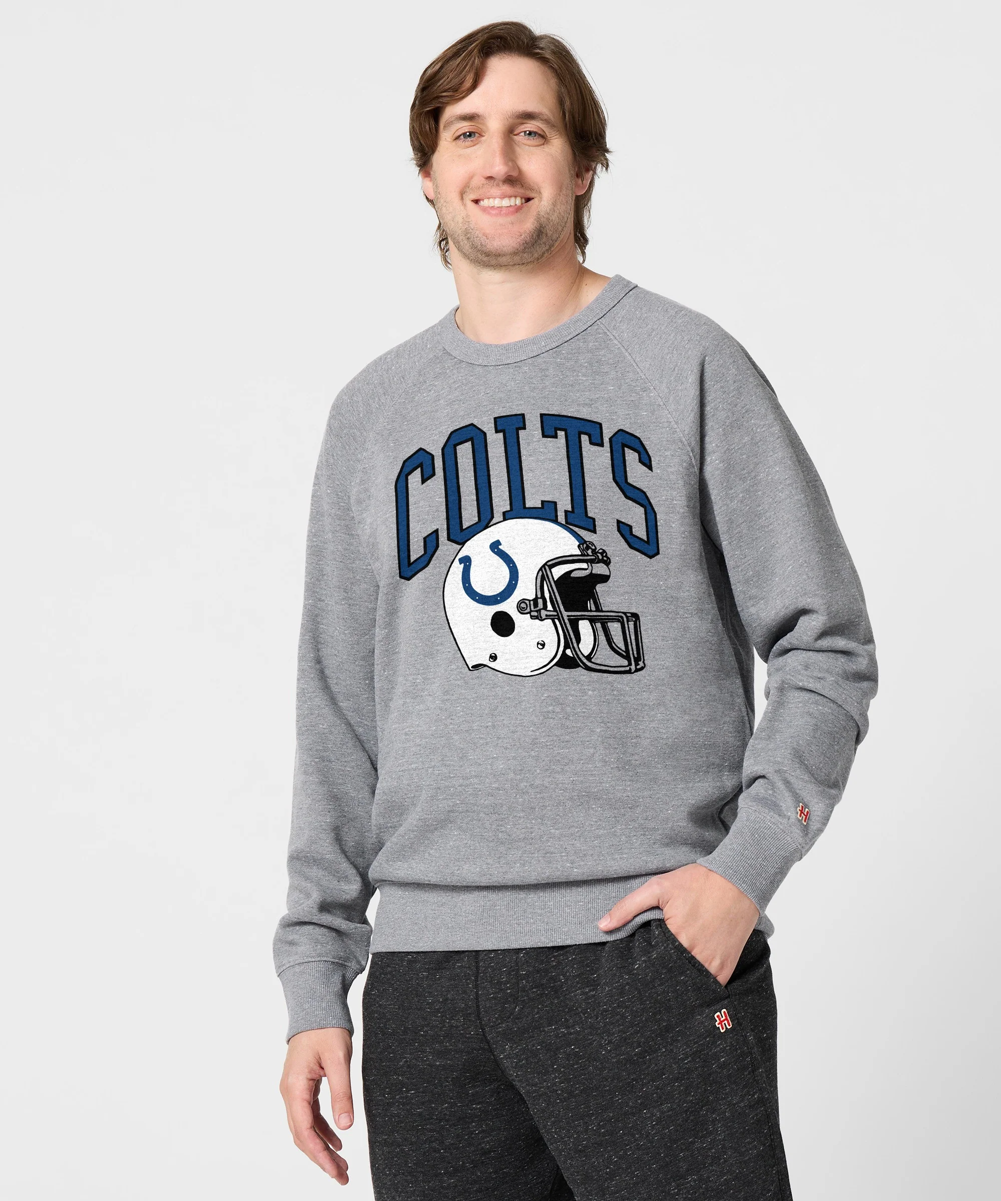 Indianapolis Colts Helmet Crewneck - Image 3