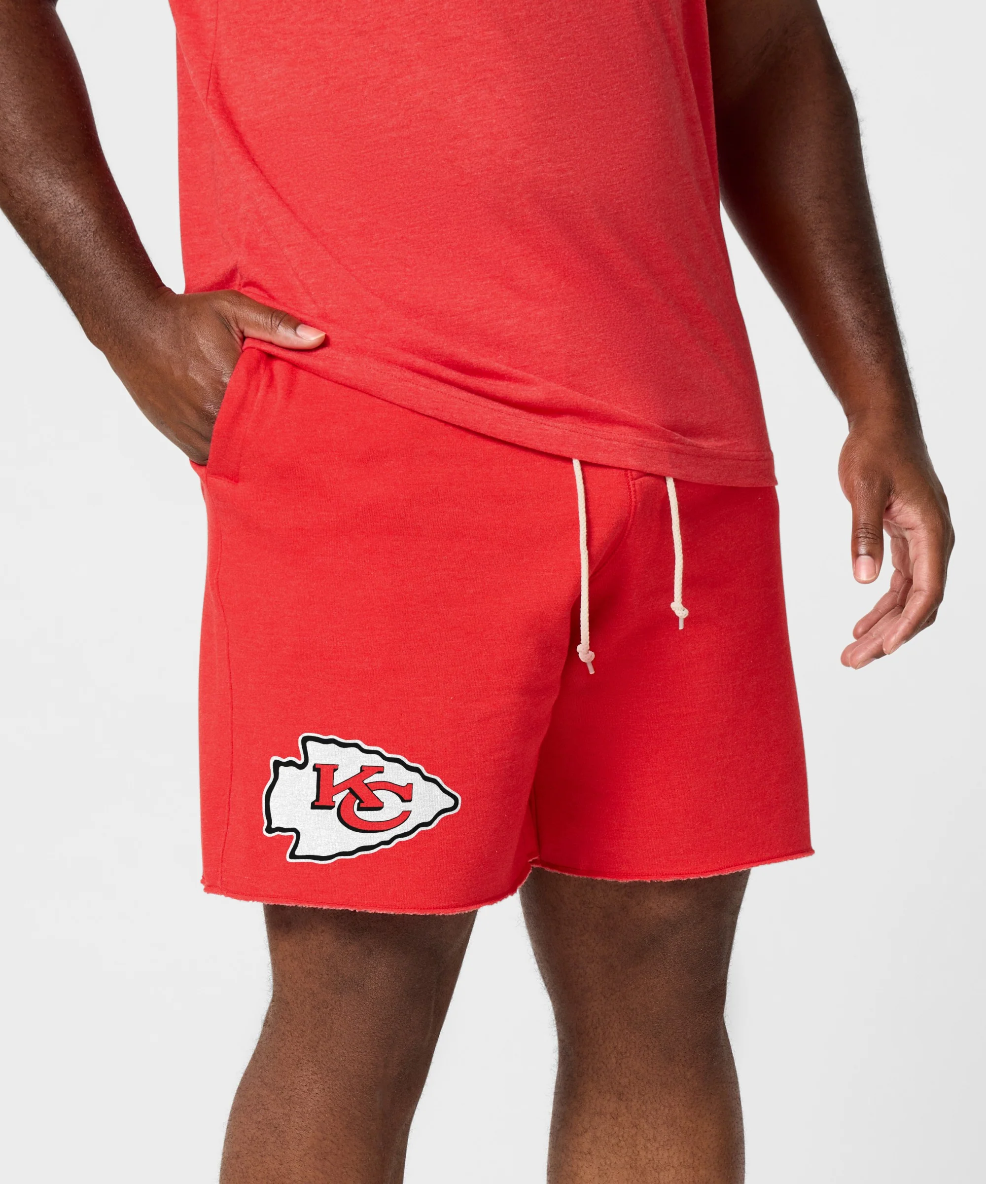 Kansas City Chiefs '72 Sweat Shorts - Image 3