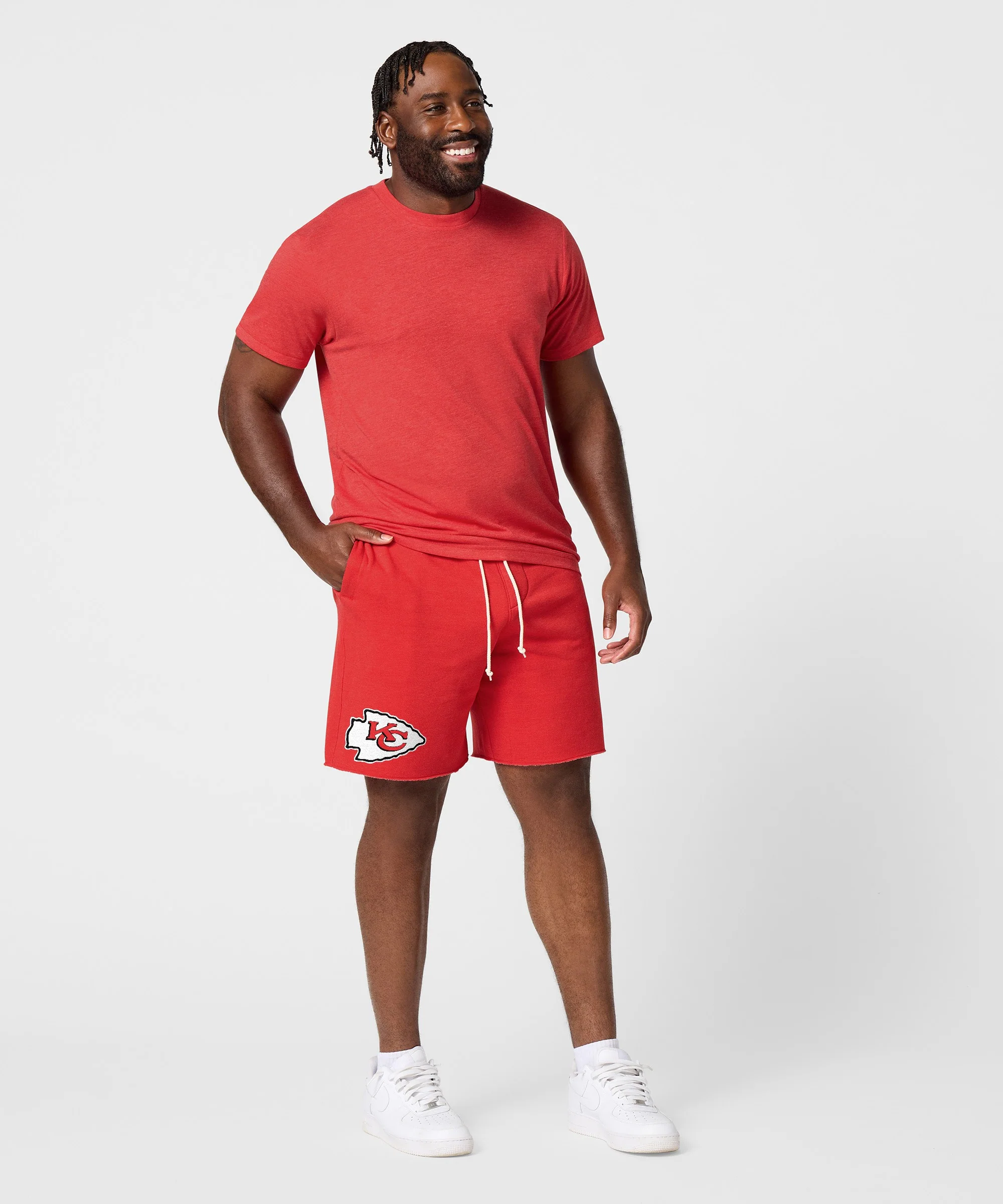 Kansas City Chiefs '72 Sweat Shorts - Image 5