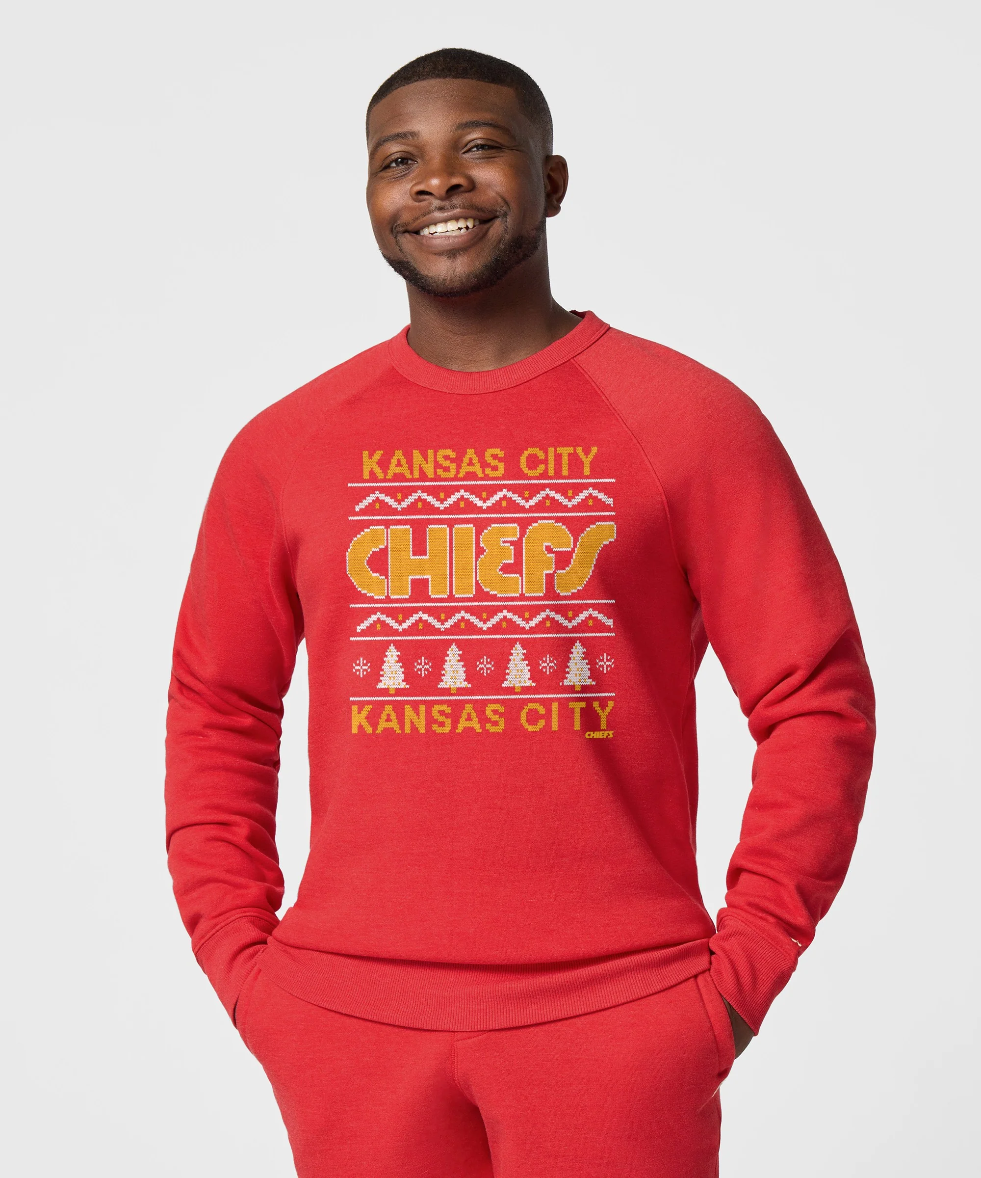 Kansas City Chiefs Holiday Crewneck - Image 3