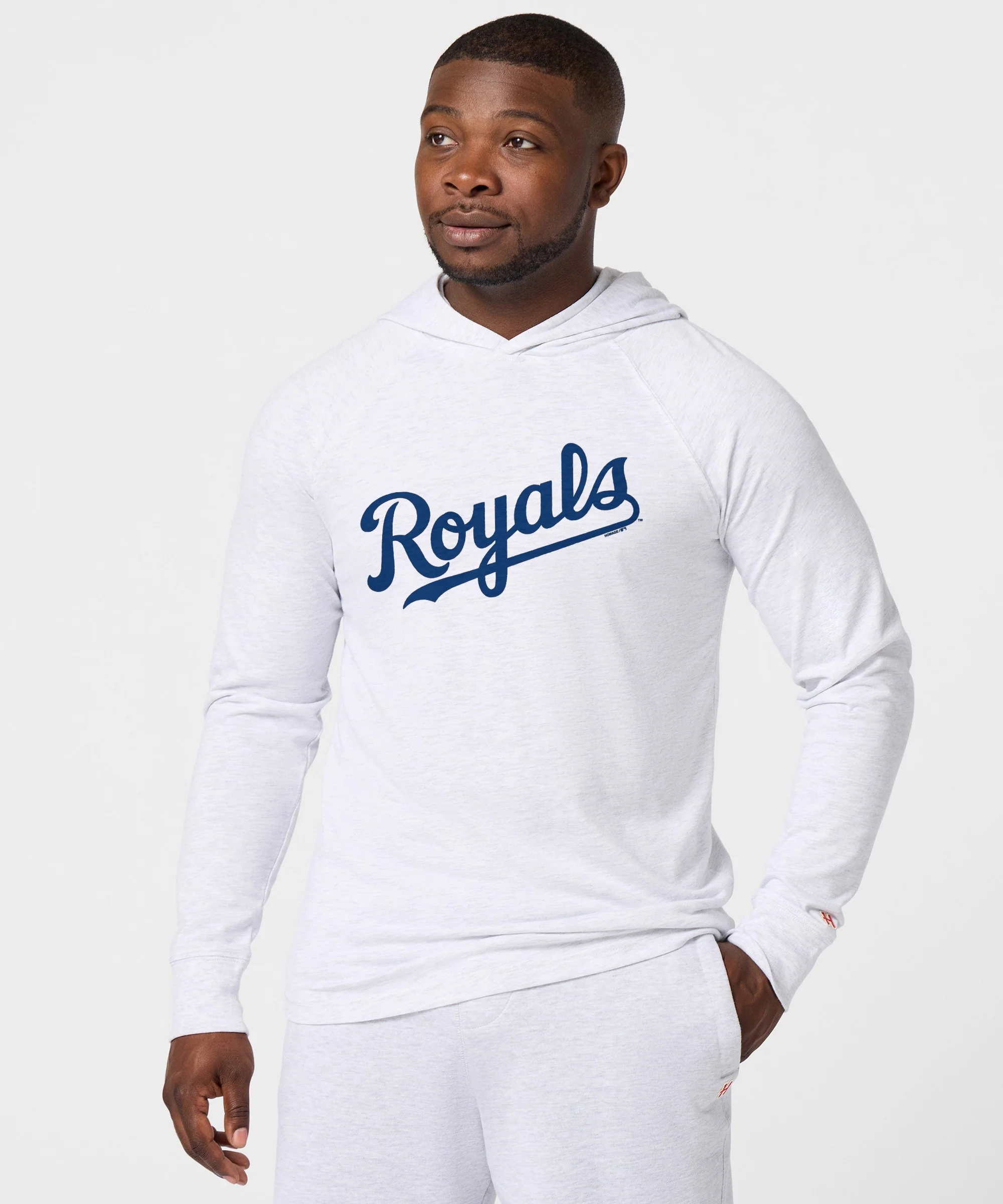 Kansas City Royals Jersey Logo '06 Lightweight Hoodie - Image 3