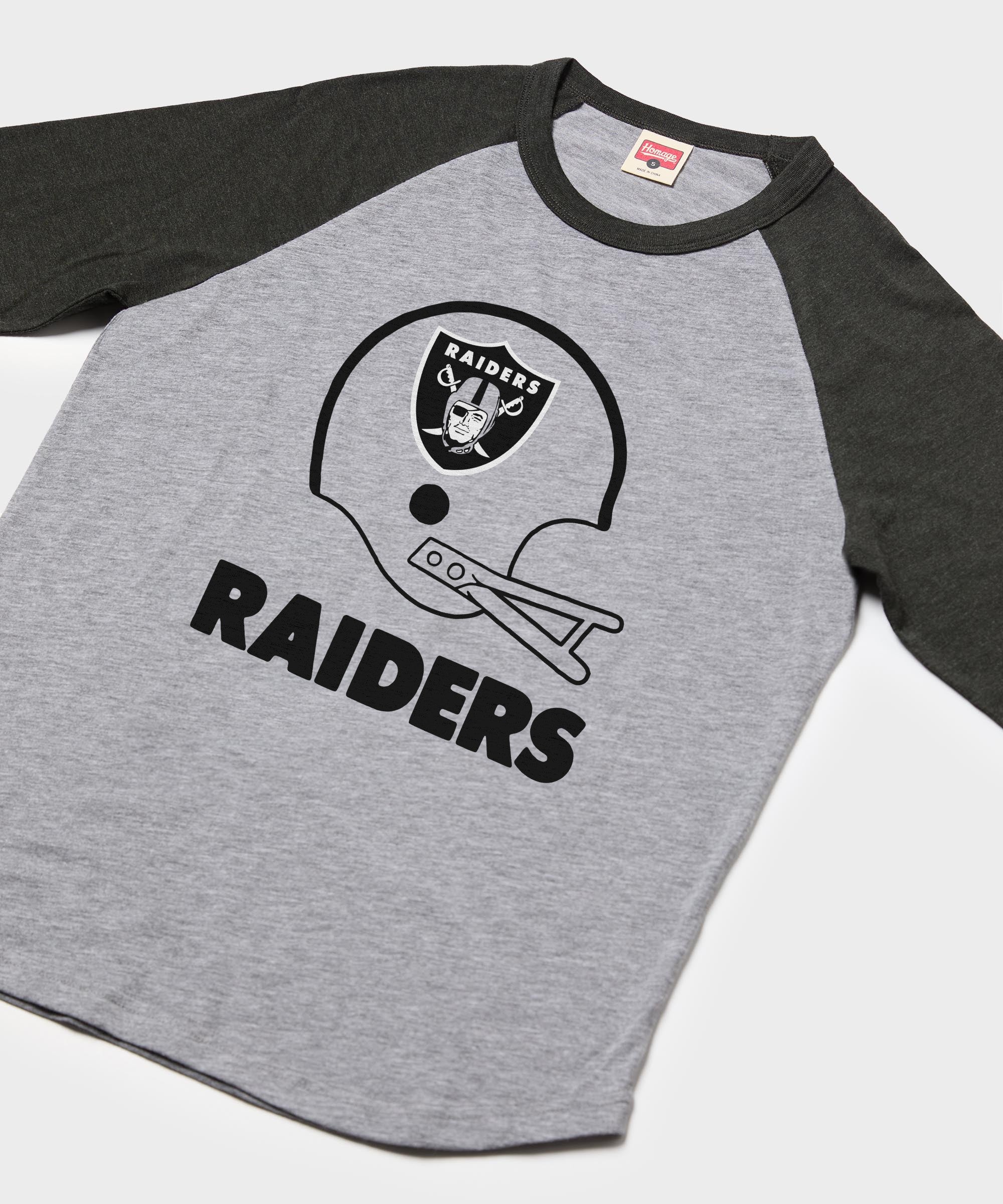 Las Vegas Raiders Big Helmet Raglan - Image 2
