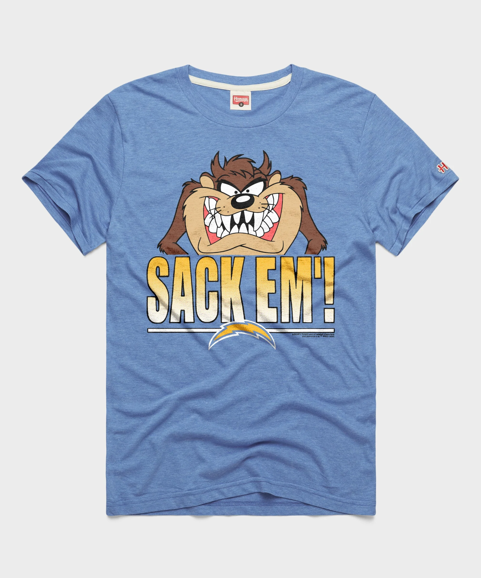 Looney Tunes Taz Sack Em' x Los Angeles Chargers