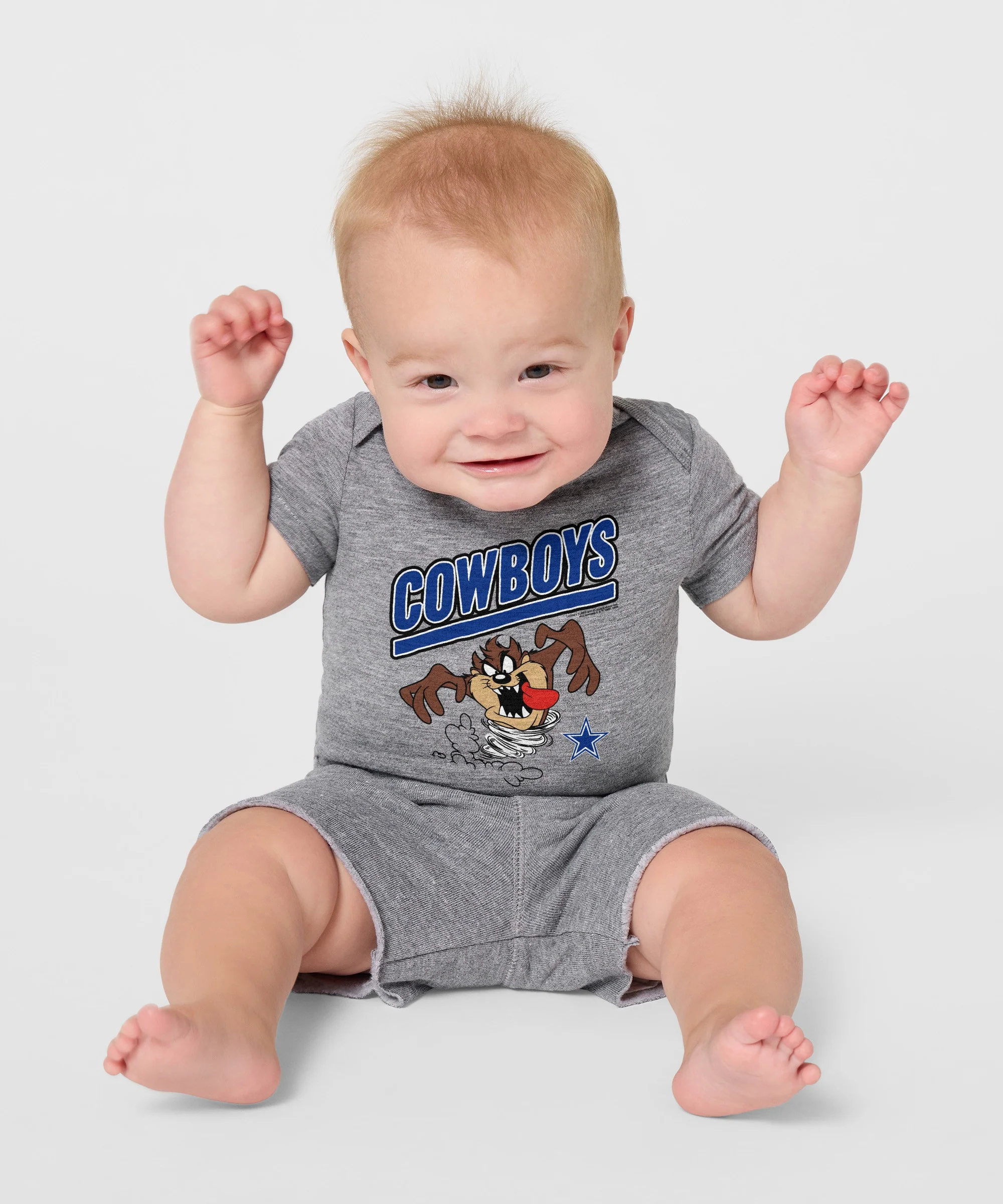 Looney Tunes Taz x Dallas Cowboys Baby One Piece - Image 3