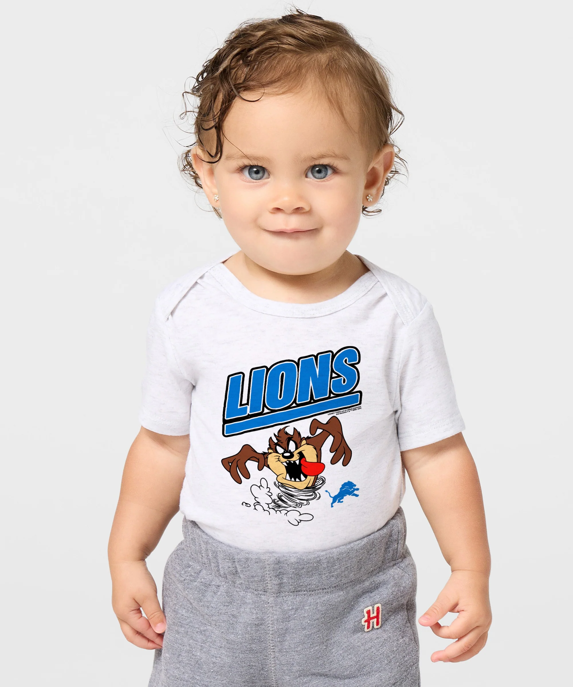 Looney Tunes Taz x Detroit Lions Baby One Piece - Image 3