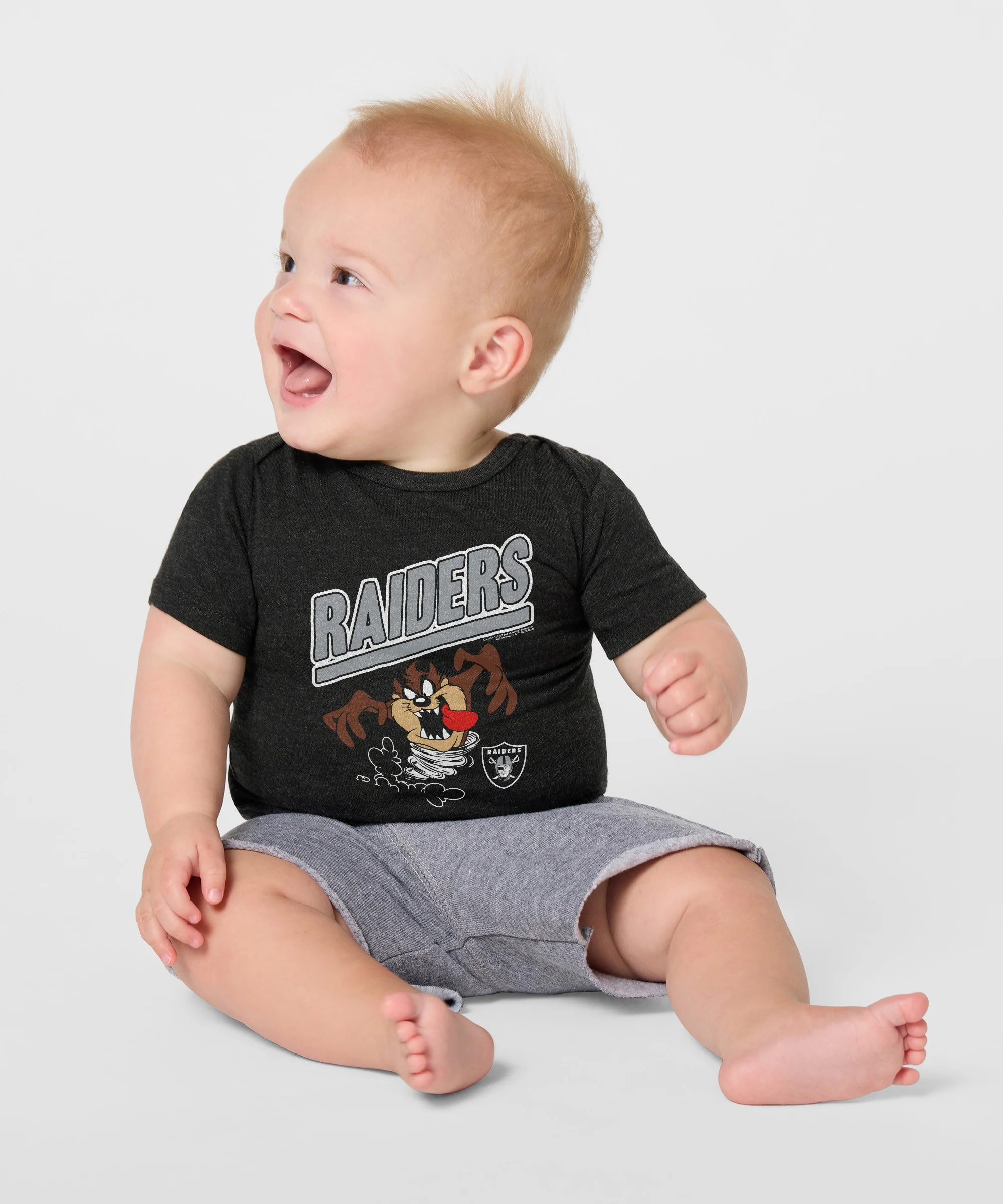Looney Tunes Taz x Las Vegas Raiders Baby One Piece - Image 3