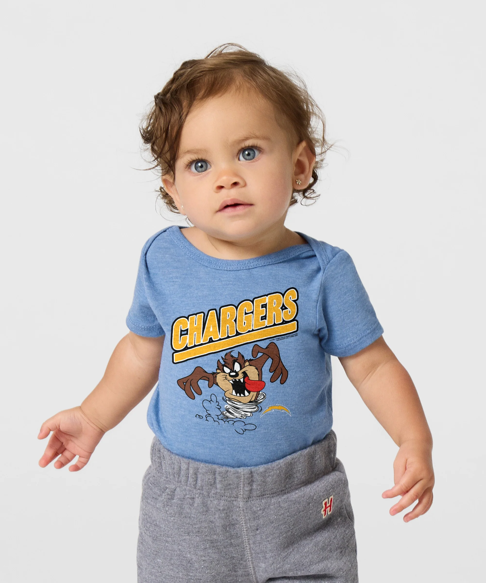 Looney Tunes Taz x Los Angeles Chargers Baby One Piece - Image 3