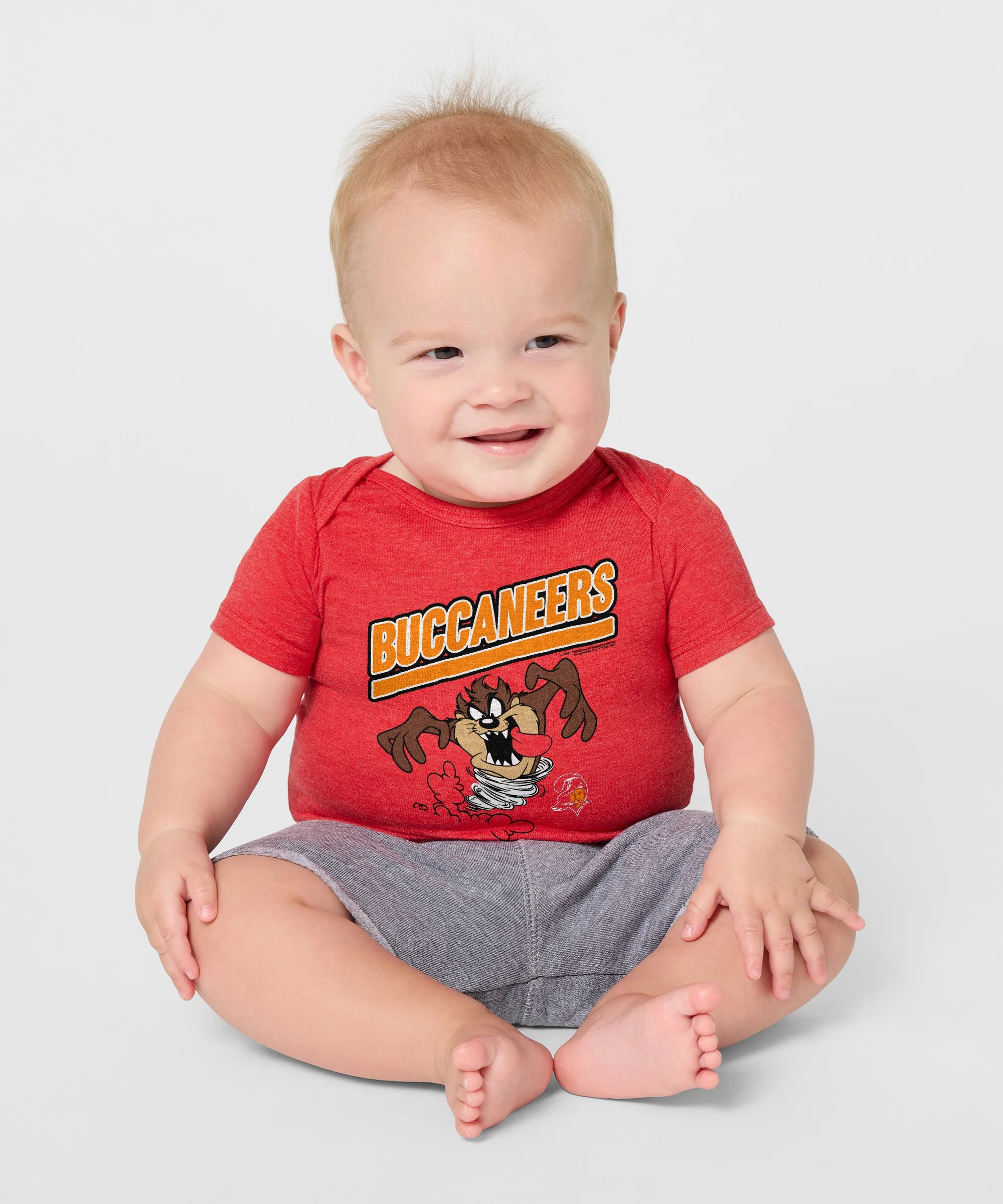 Looney Tunes Taz x Tampa Bay Buccaneers Baby One Piece - Image 3