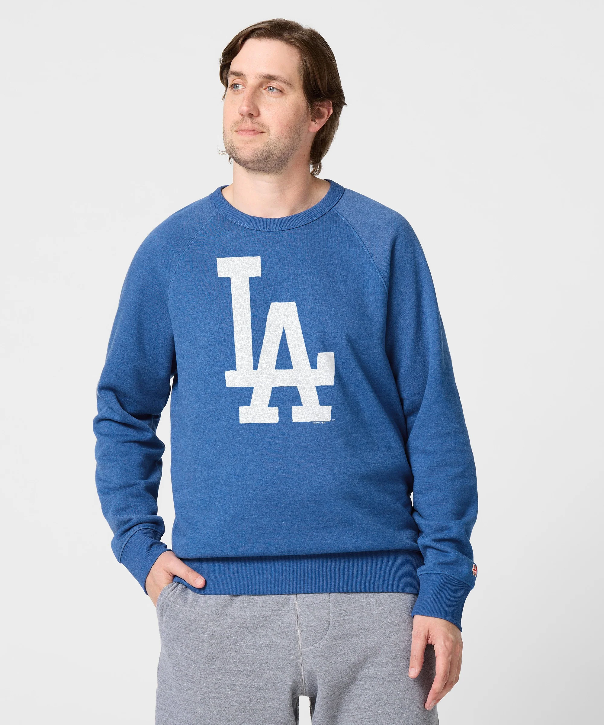 Los Angeles Dodgers Cap Logo '12 Crewneck - Image 3