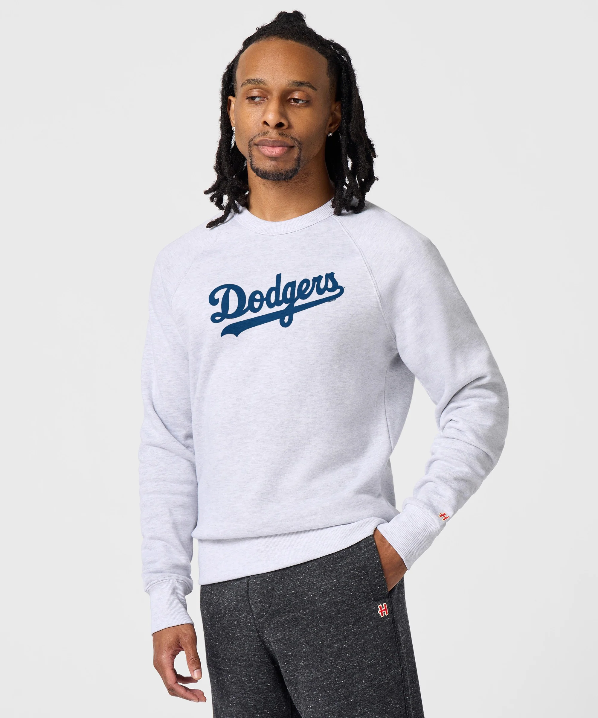 Los Angeles Dodgers Jersey Logo '03 Crewneck - Image 3
