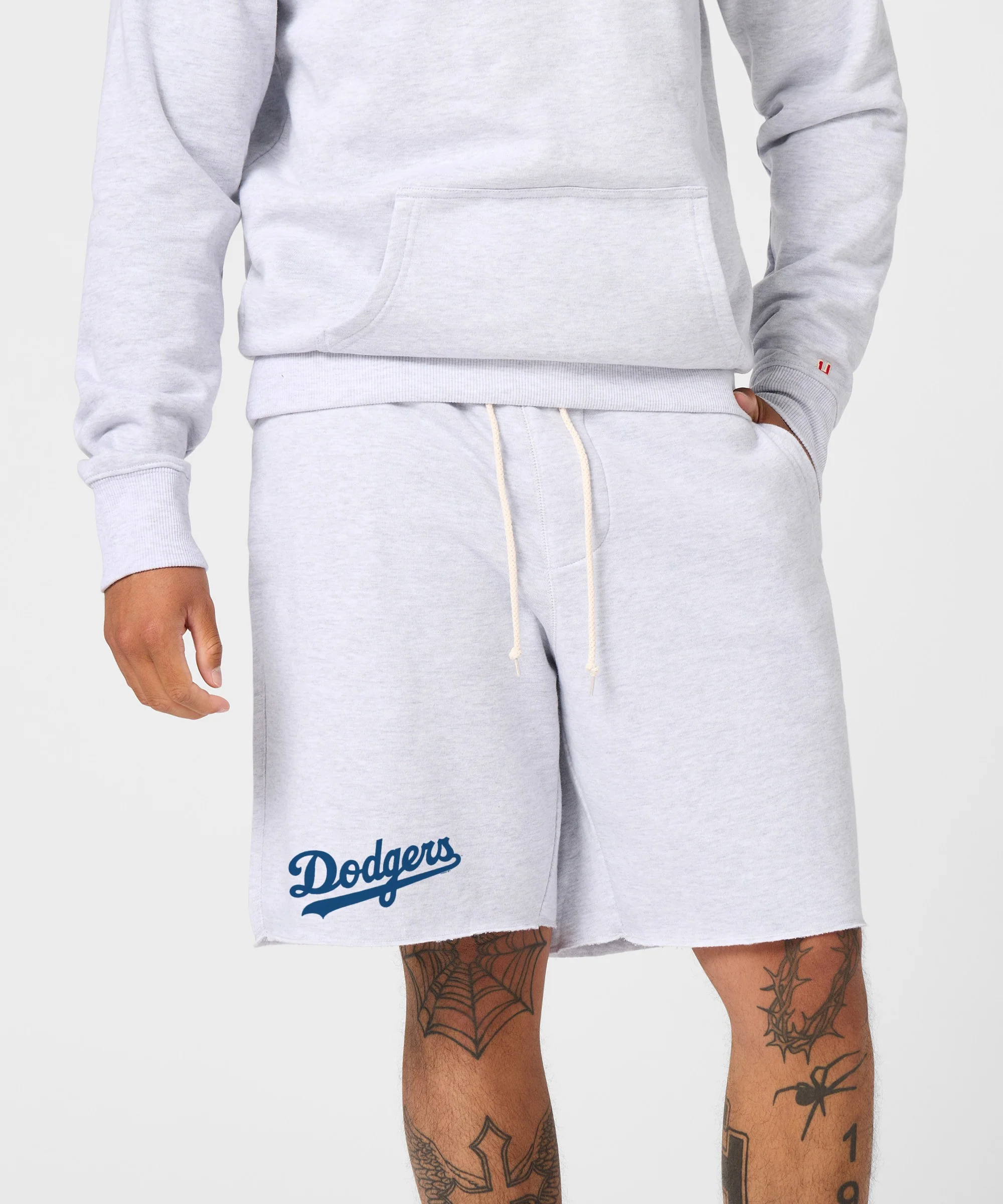 Los Angeles Dodgers Jersey Logo '03 Sweat Shorts - Image 3