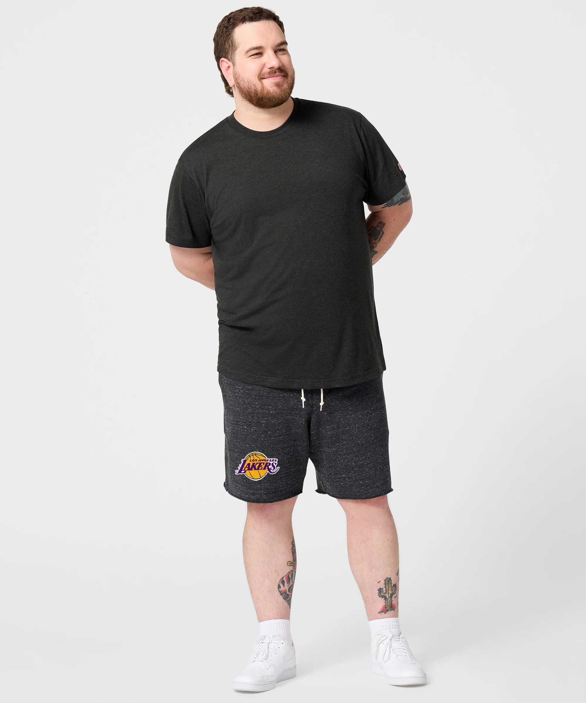 Los Angeles Lakers Logo Sweat Shorts - Image 5