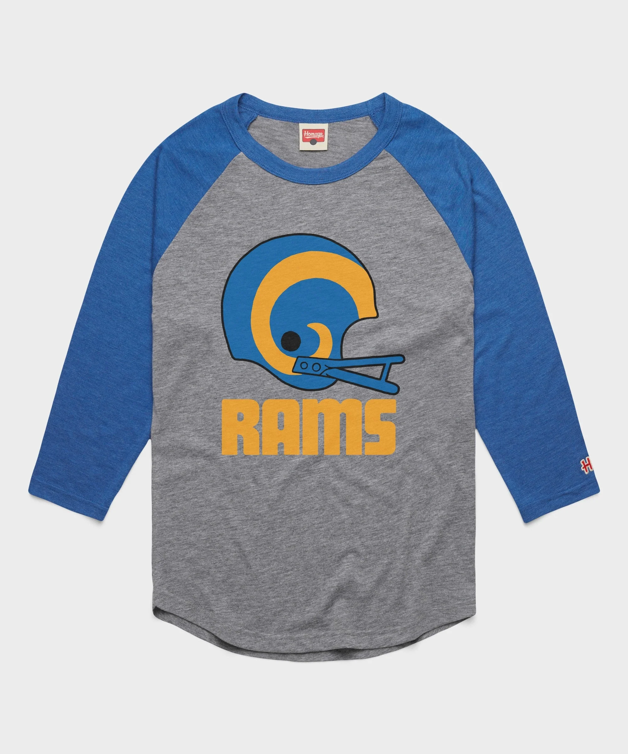Los Angeles Rams Big Helmet Raglan