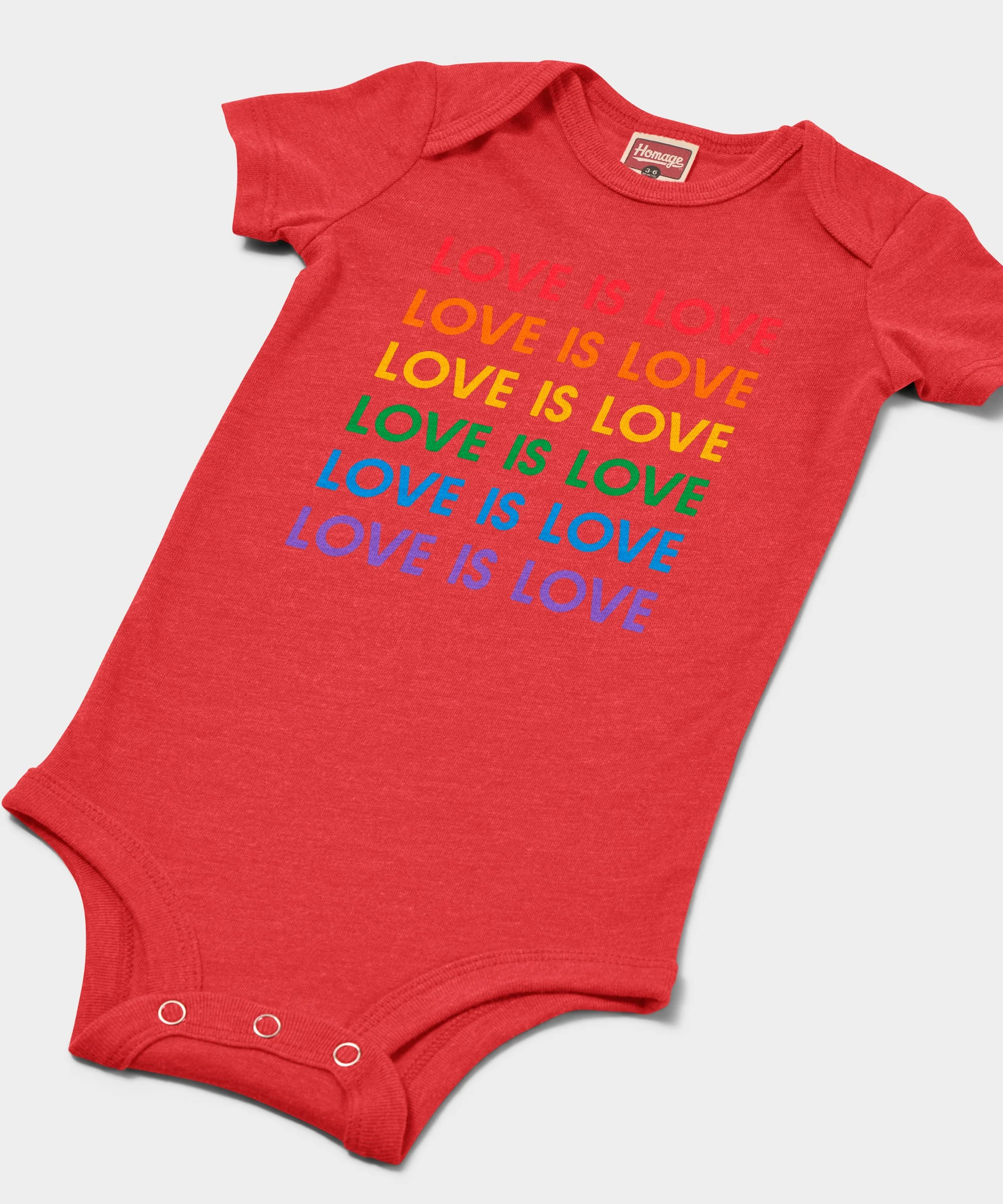 Love Is Love Rainbow Baby One Piece - Image 2