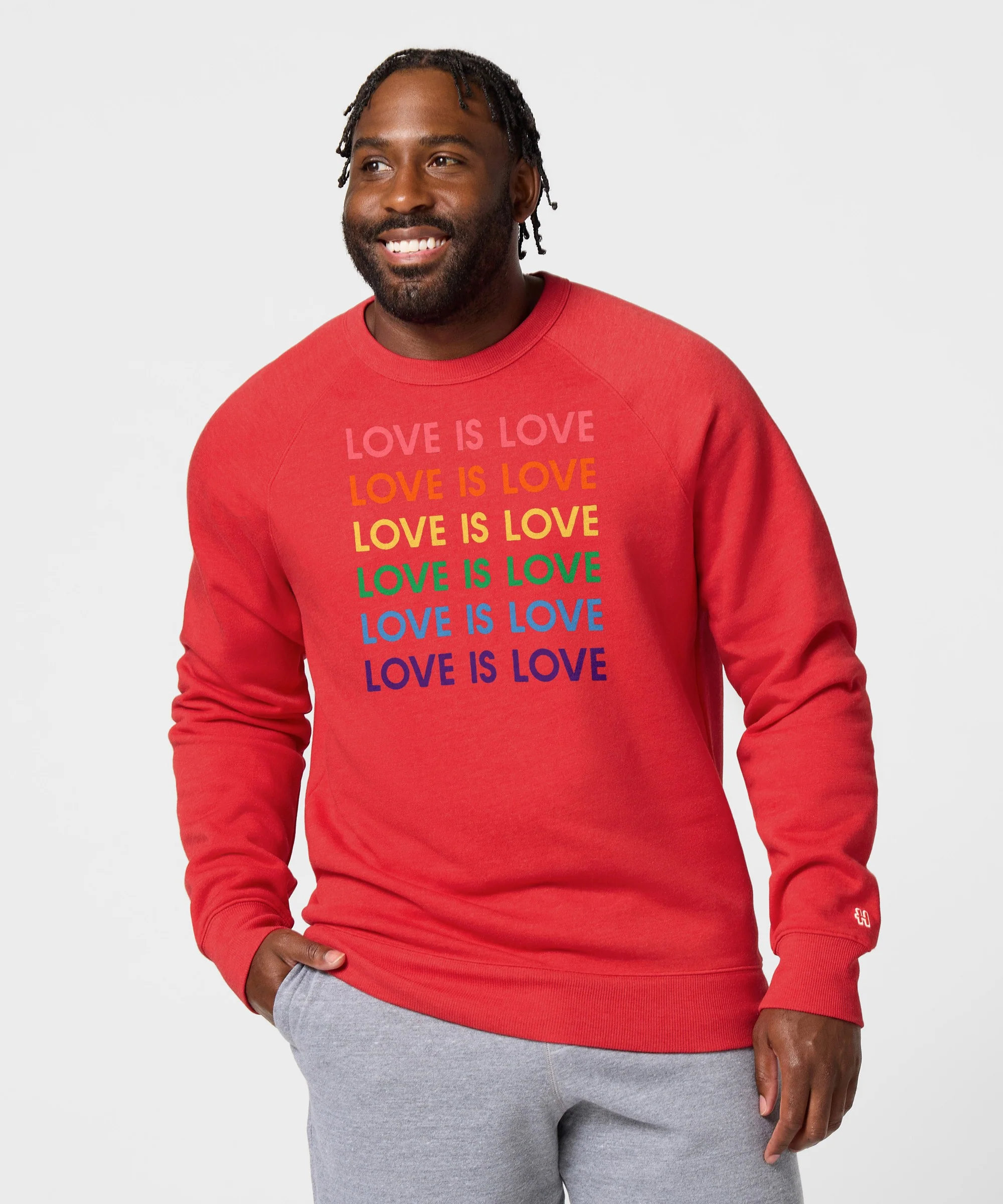 Love Is Love Rainbow Crewneck - Image 3