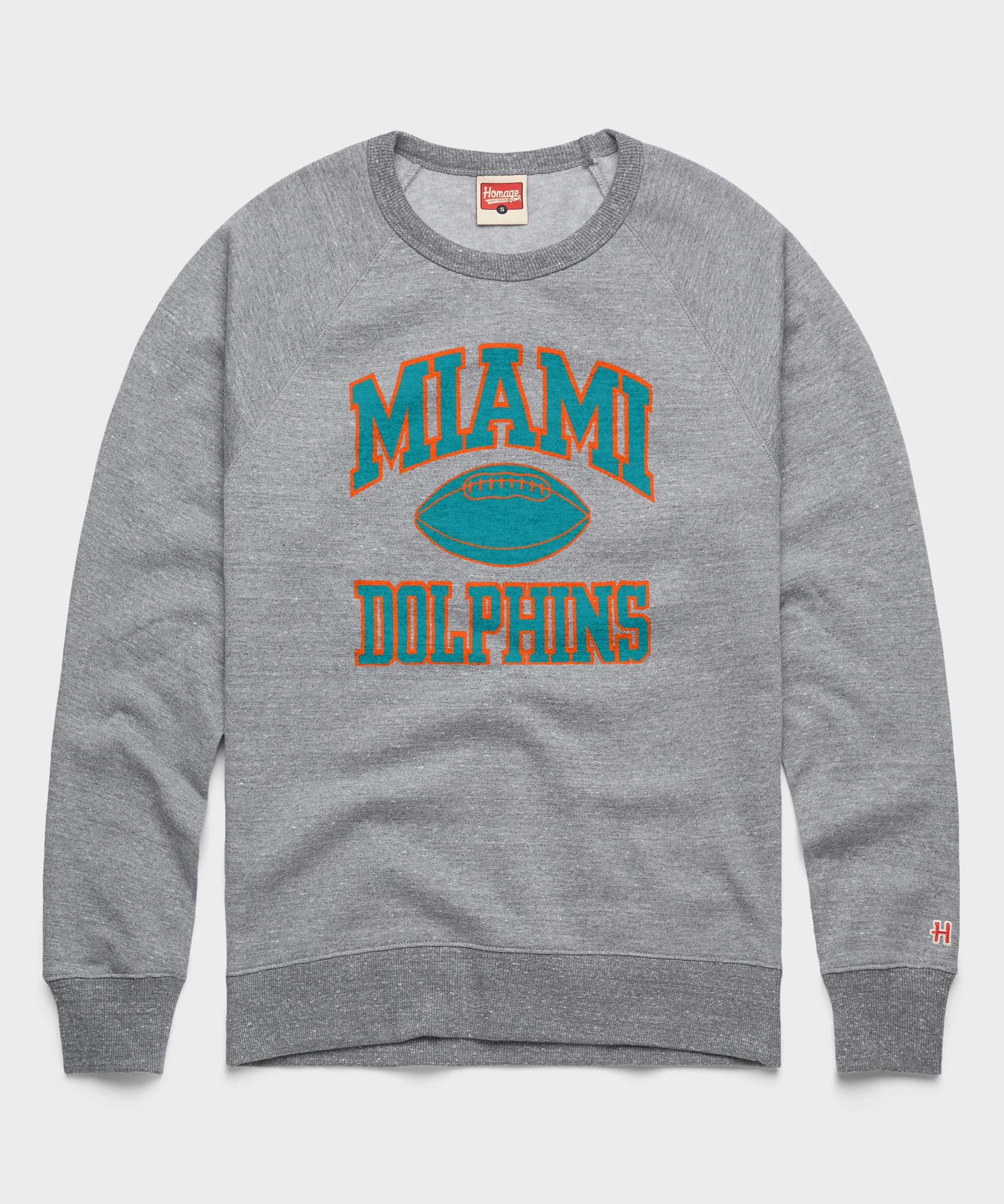 Miami Dolphins Gridiron Crewneck