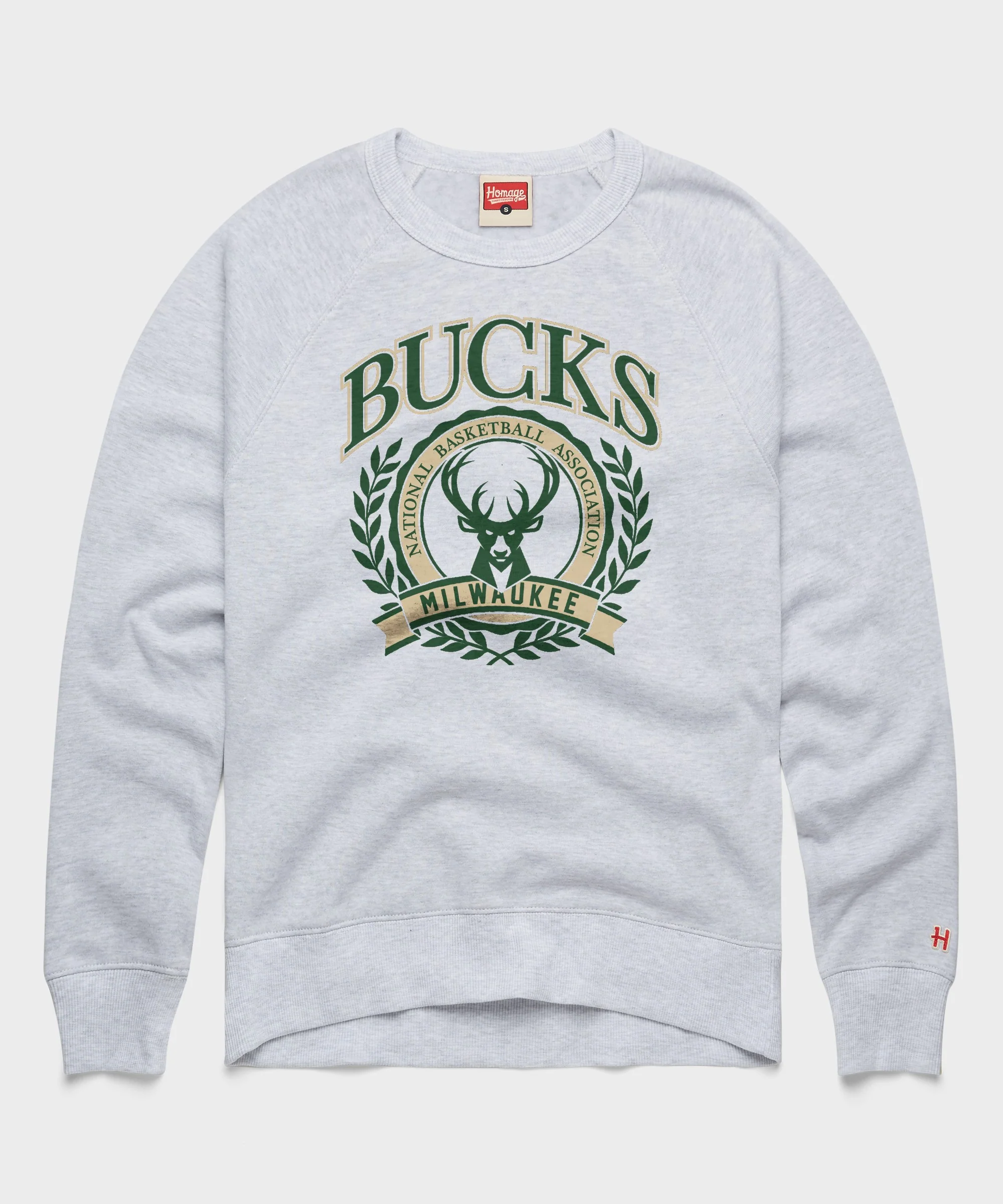 Milwaukee Bucks Crest Crewneck
