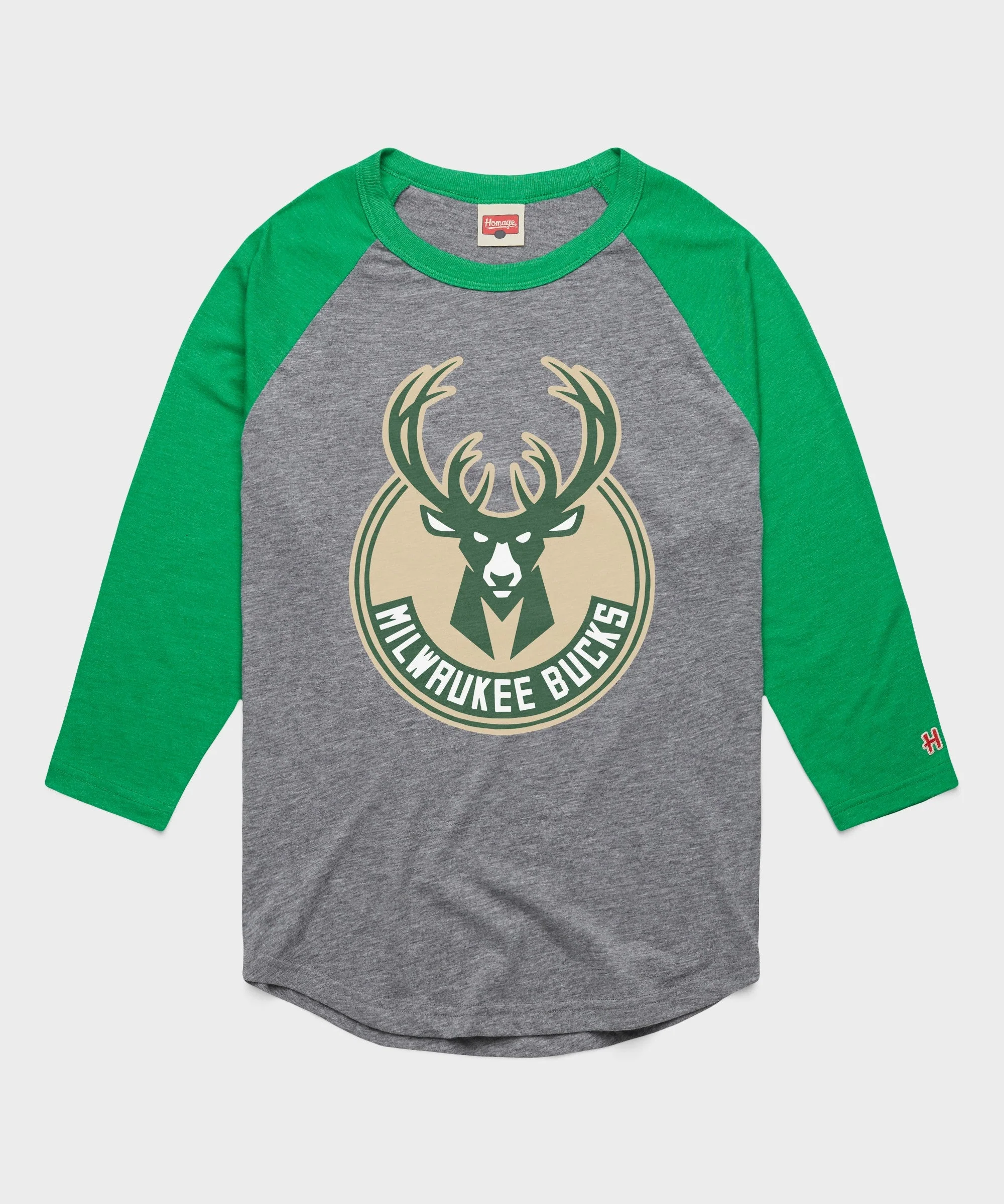 Milwaukee Bucks Logo Raglan