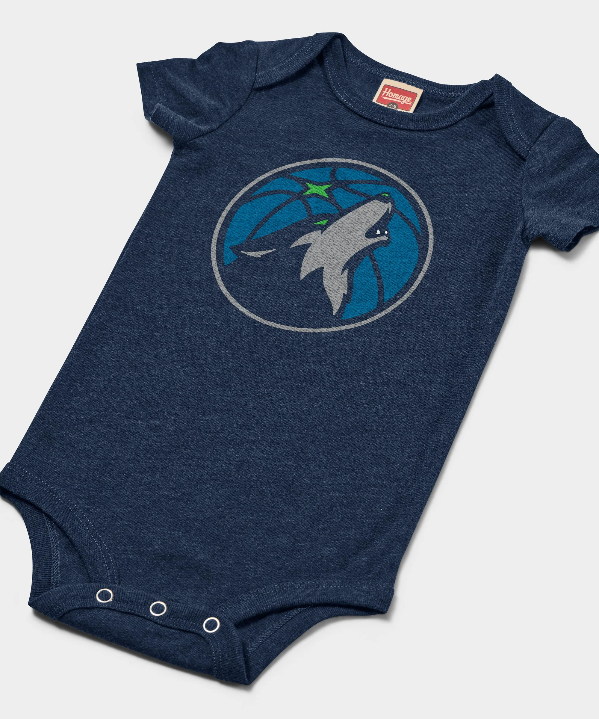 Minnesota Timberwolves Logo Baby One Piece - Image 2