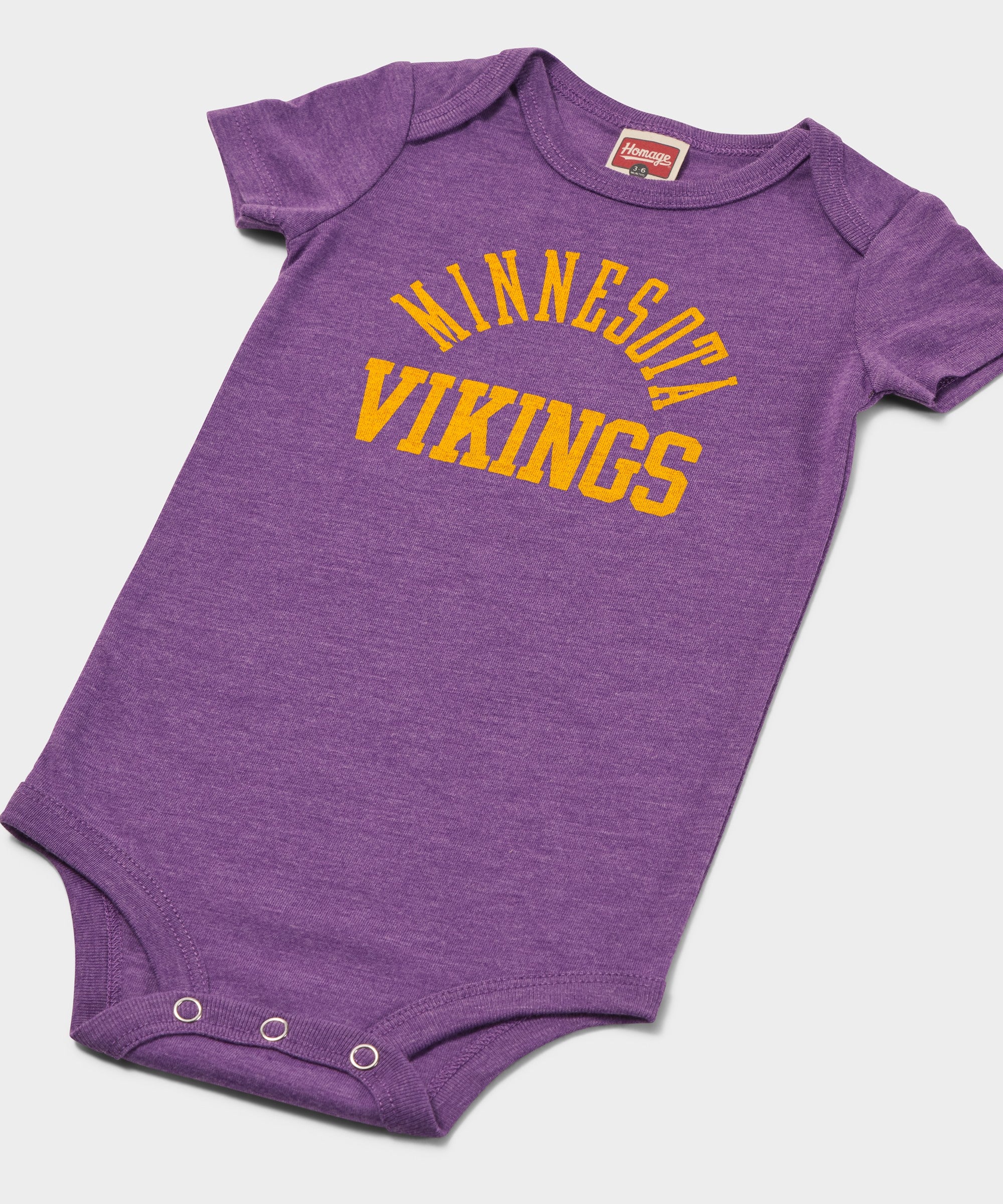 Minnesota Vikings Classic Baby One Piece - Image 2