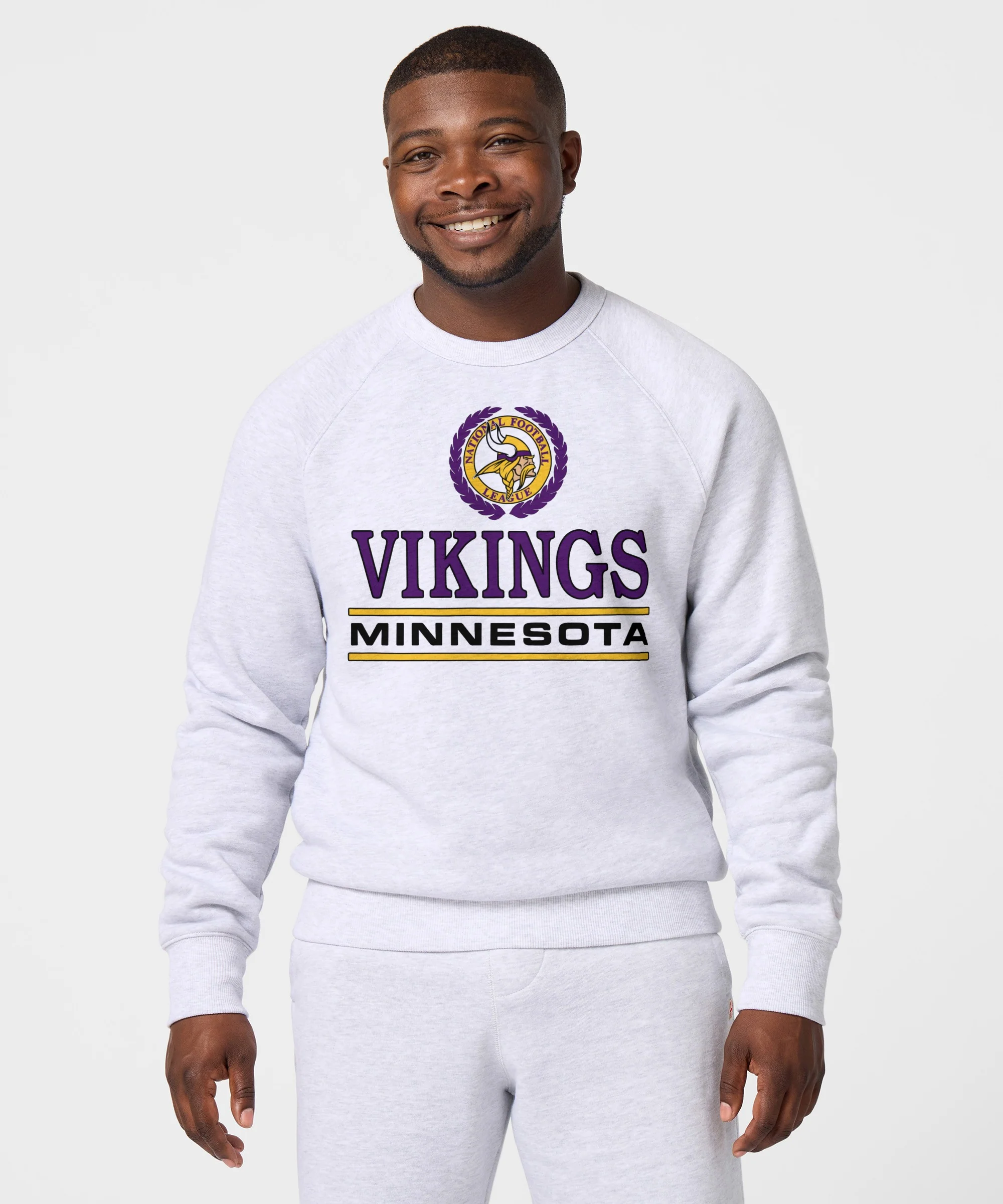 Minnesota Vikings Crest Crewneck - Image 3