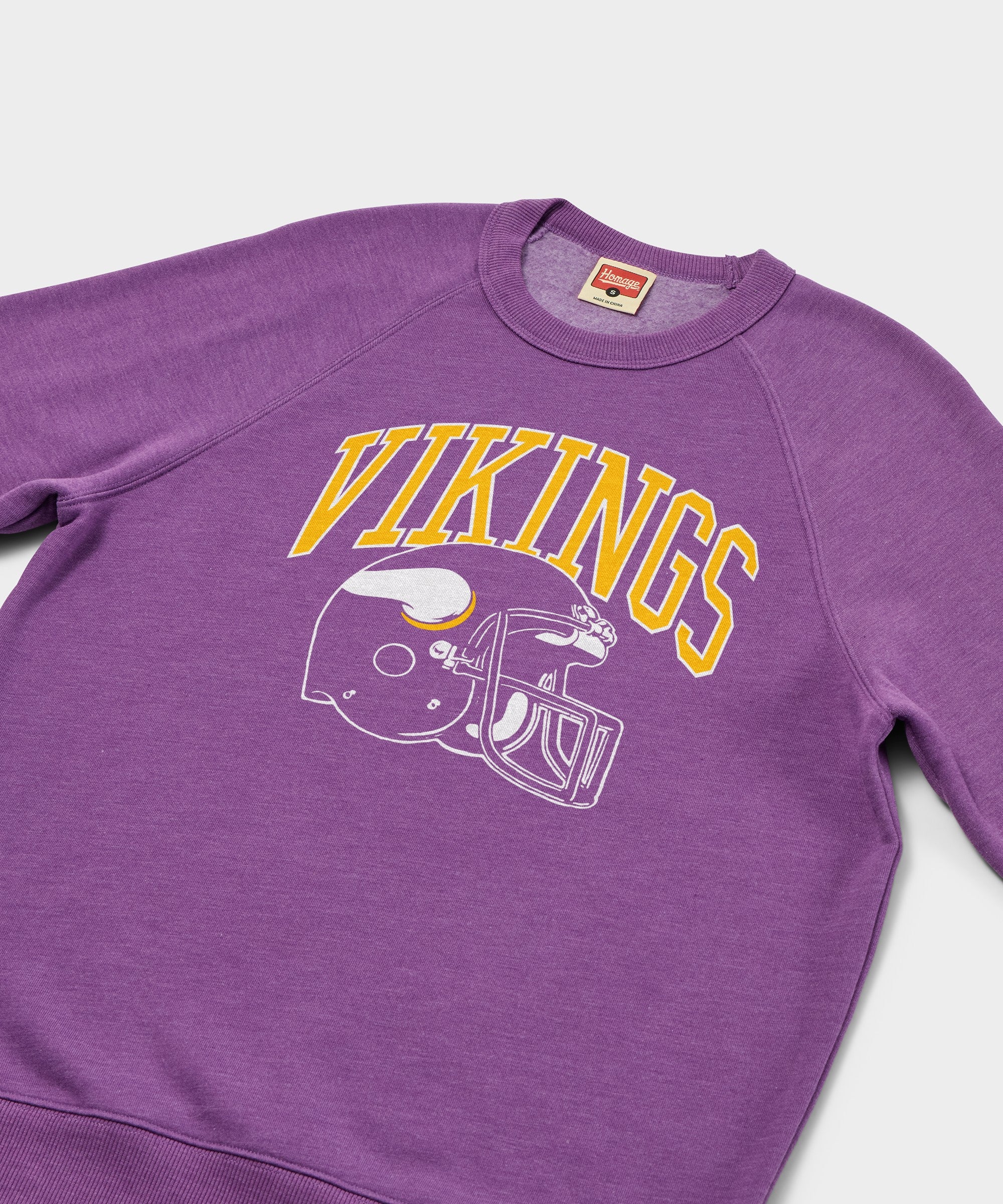 Minnesota Vikings Helmet Crewneck - Image 2