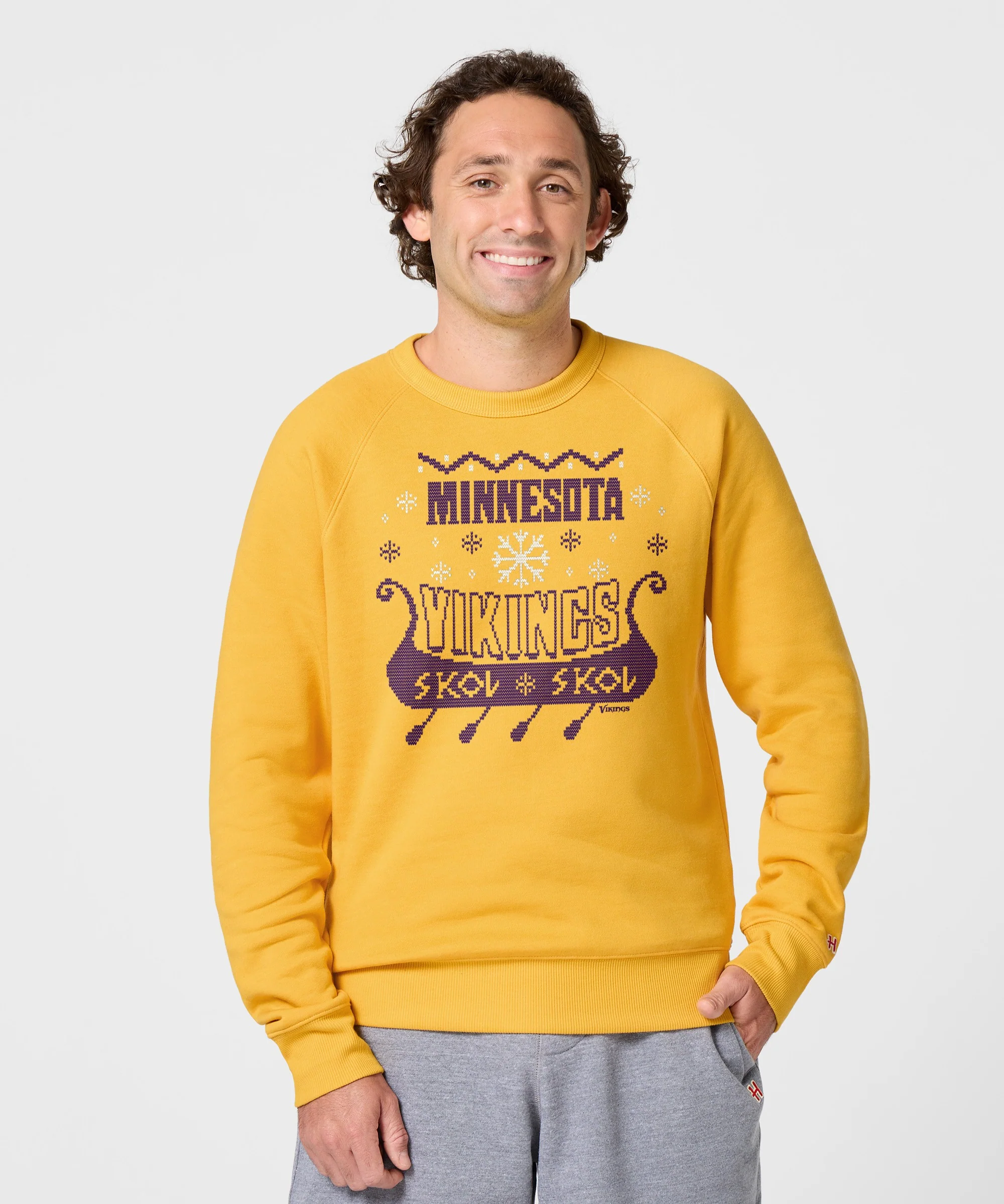 Minnesota Vikings Holiday Crewneck - Image 3