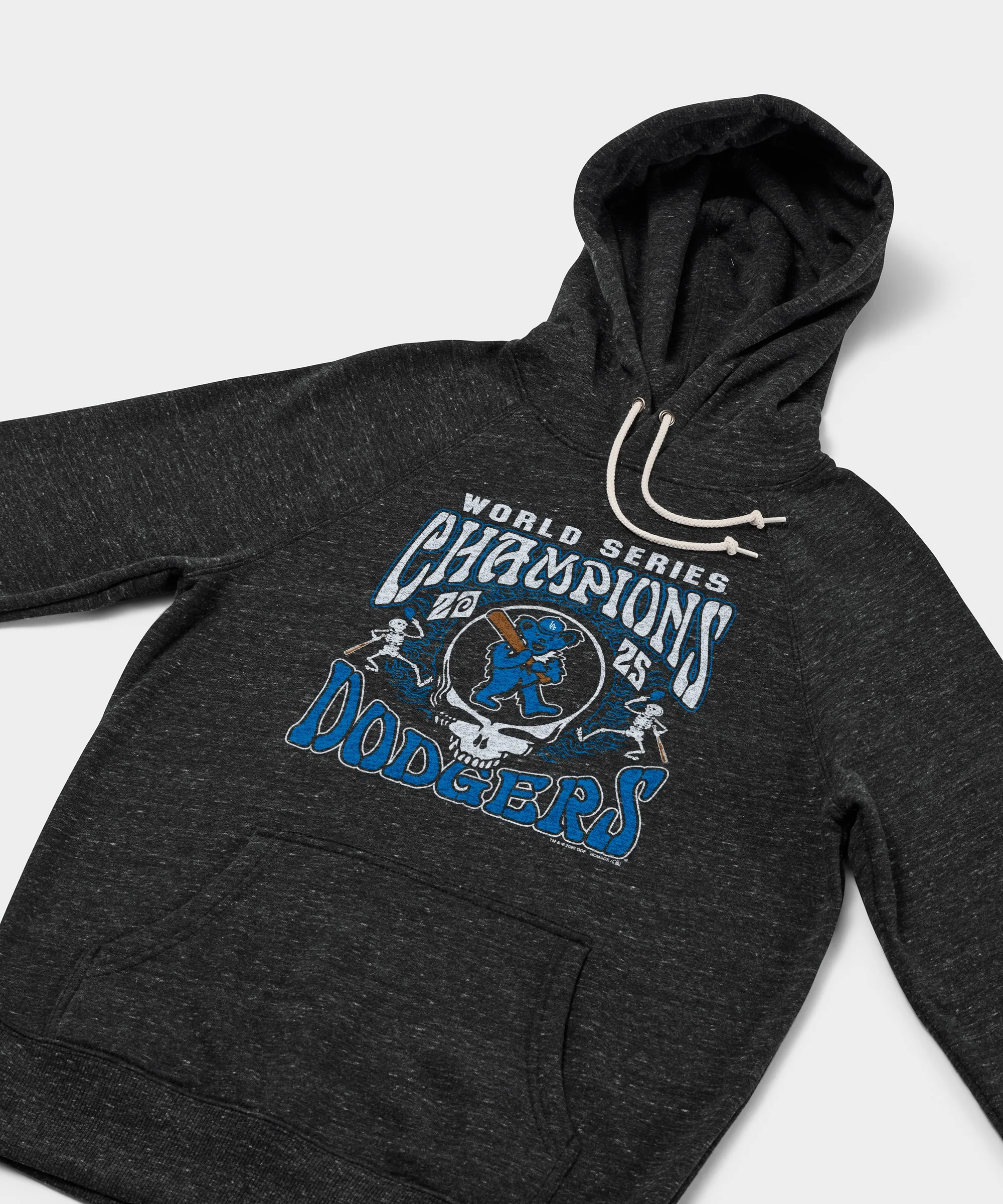MLB x Grateful Dead x Dodgers World Series Champions 2025 Hoodie - Image 2