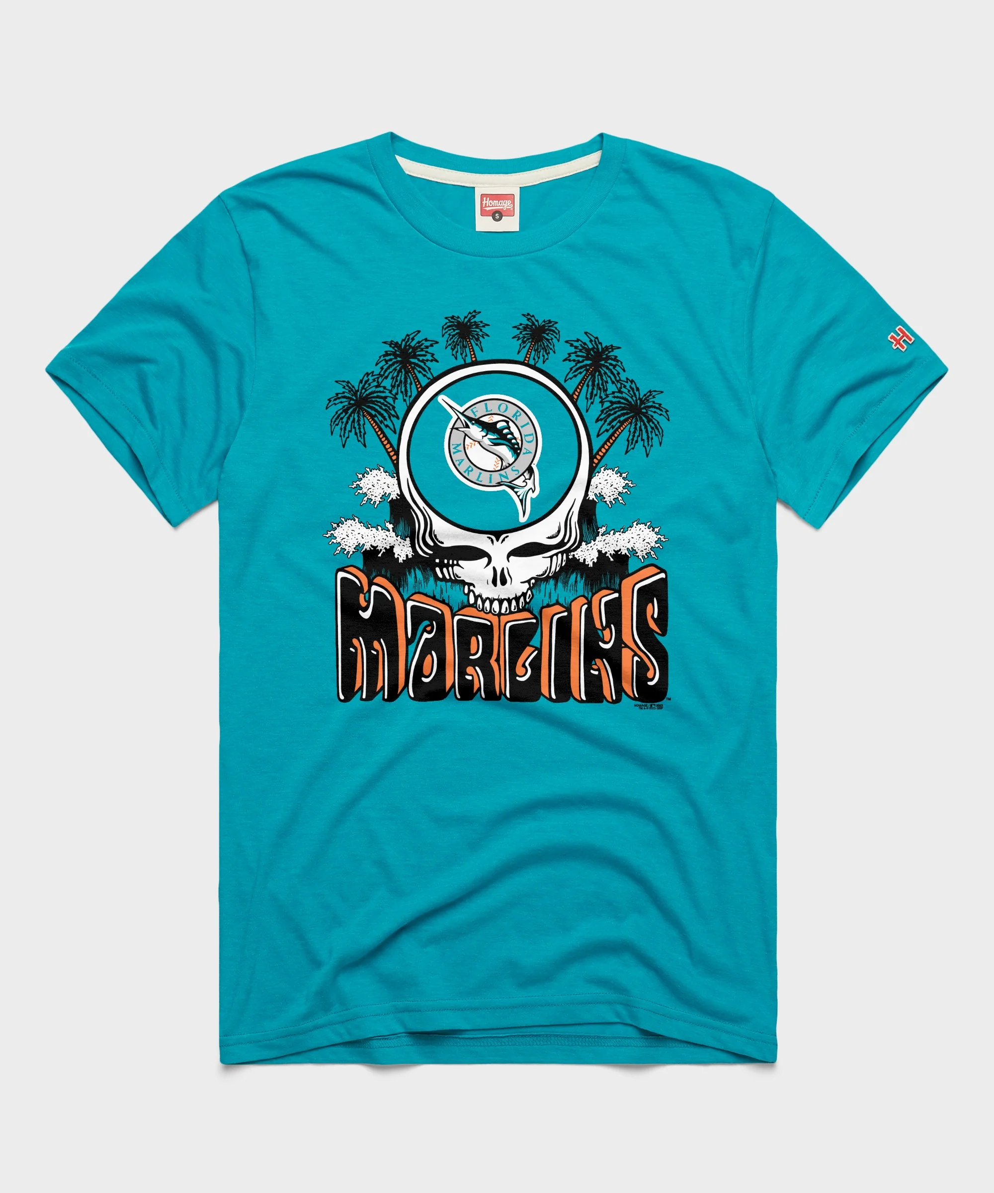 MLB x Grateful Dead x Marlins Skull