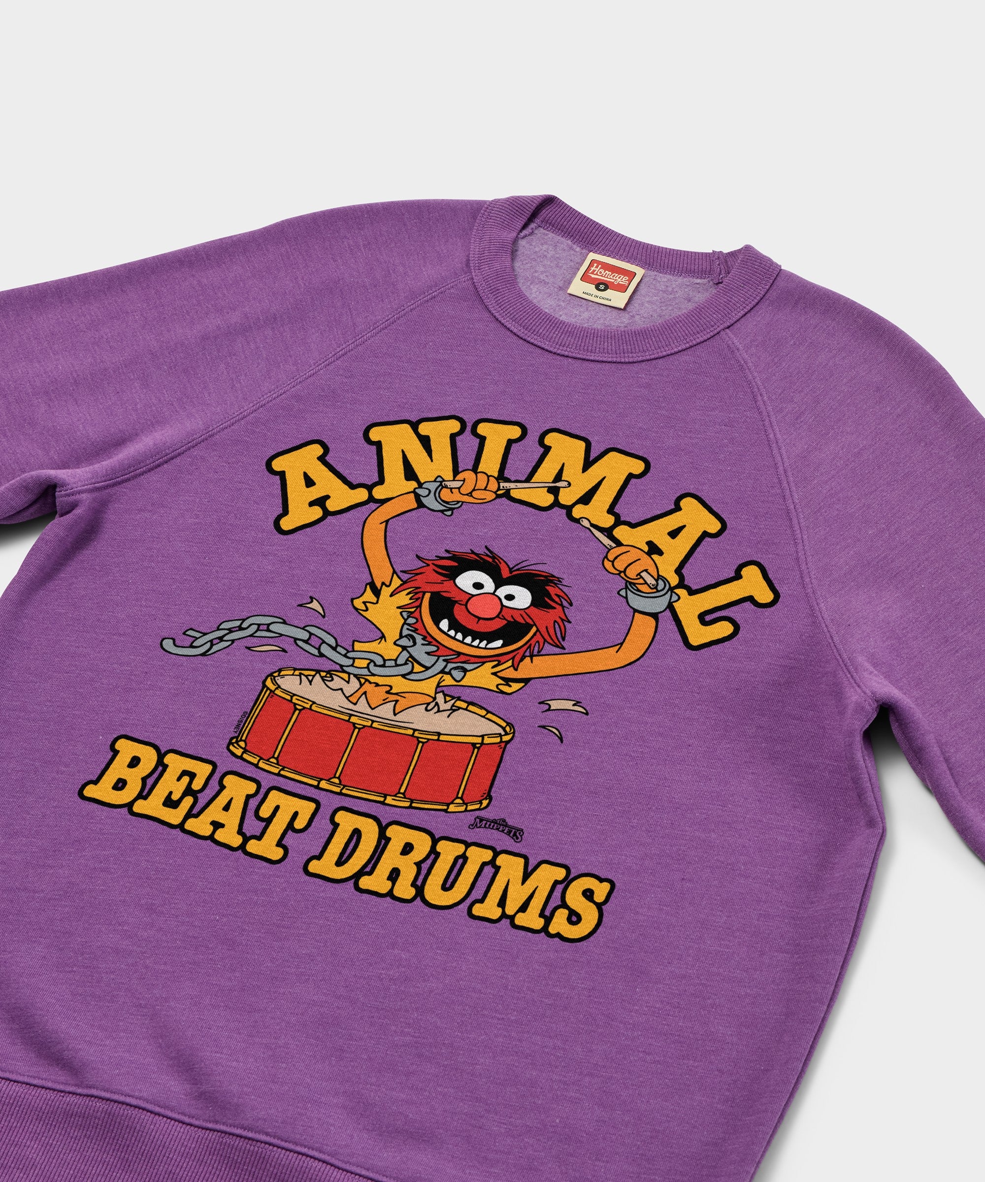 Muppets Animal Beat Drums Crewneck - Image 2
