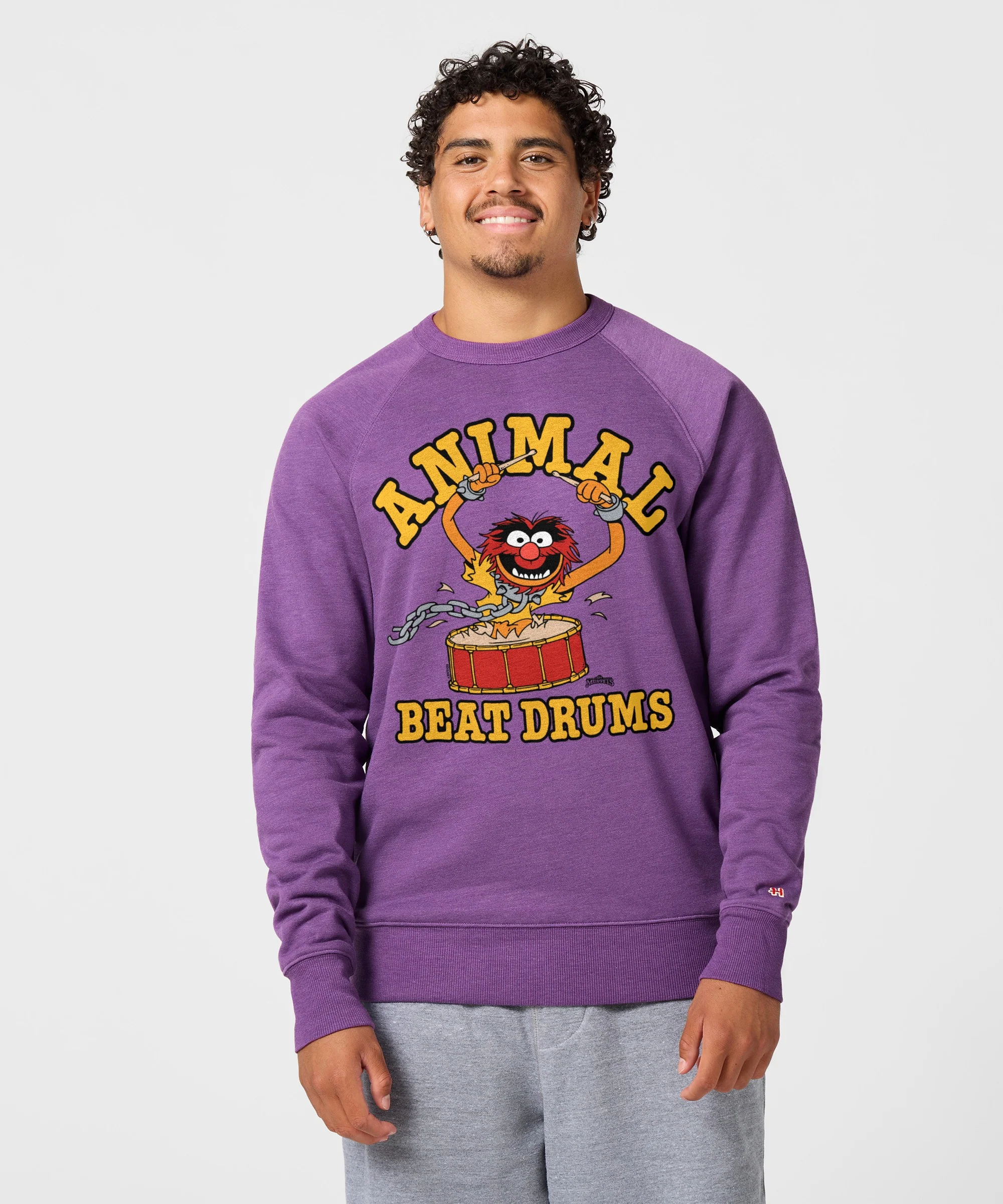 Muppets Animal Beat Drums Crewneck - Image 3