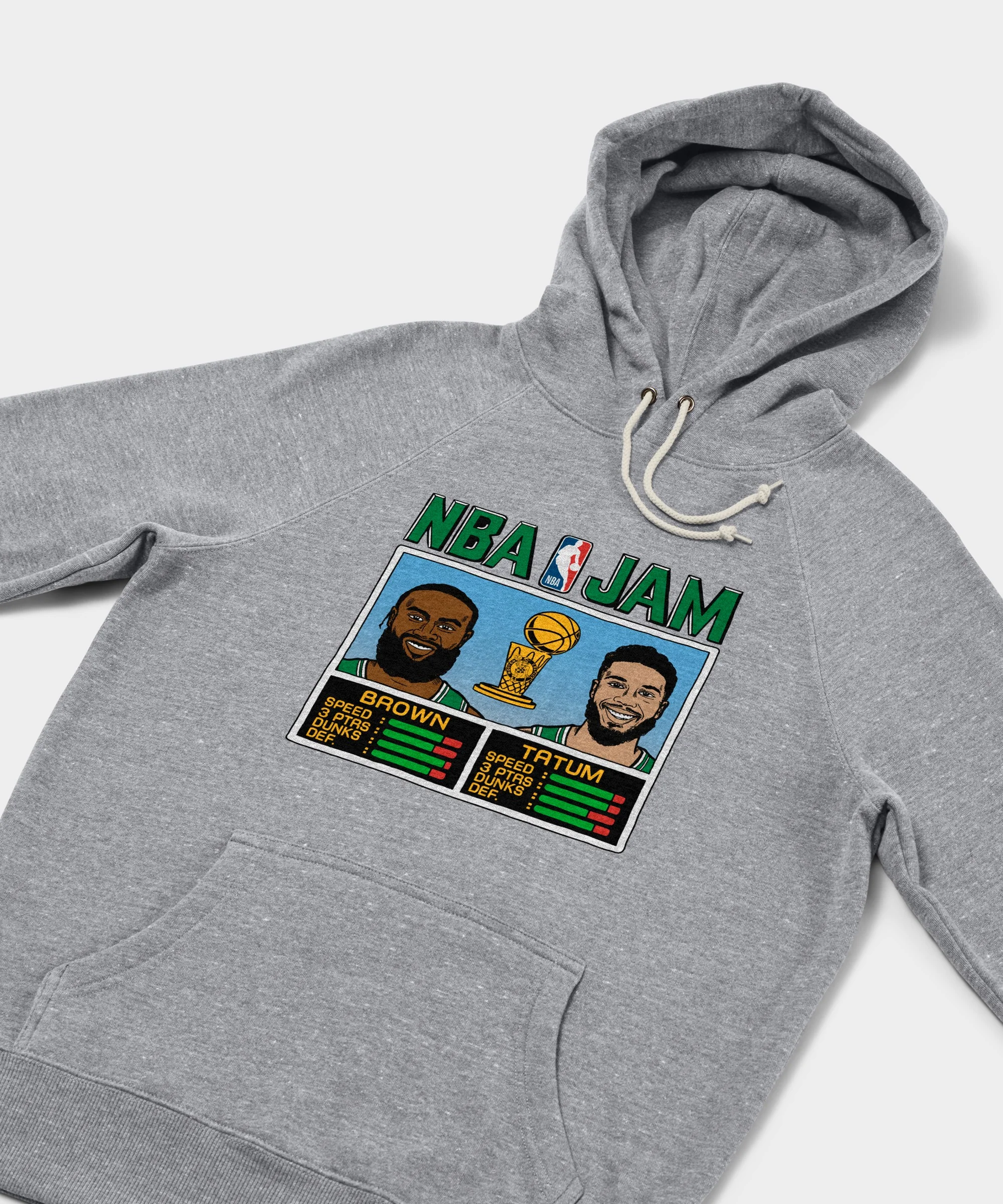 NBA Jam Celtics 2024 Champs Brown And Tatum Hoodie - Image 2