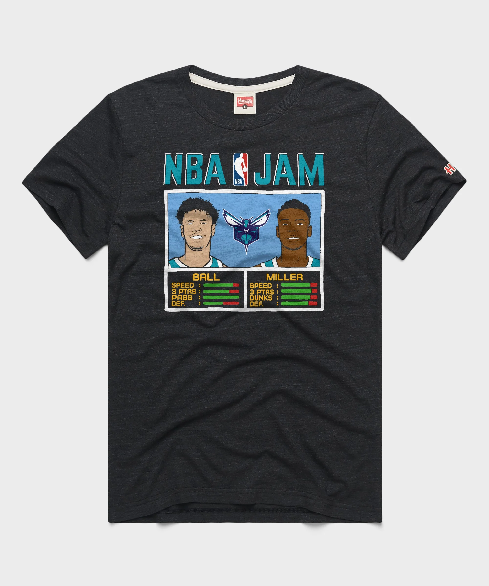 NBA Jam Hornets Ball And Miller