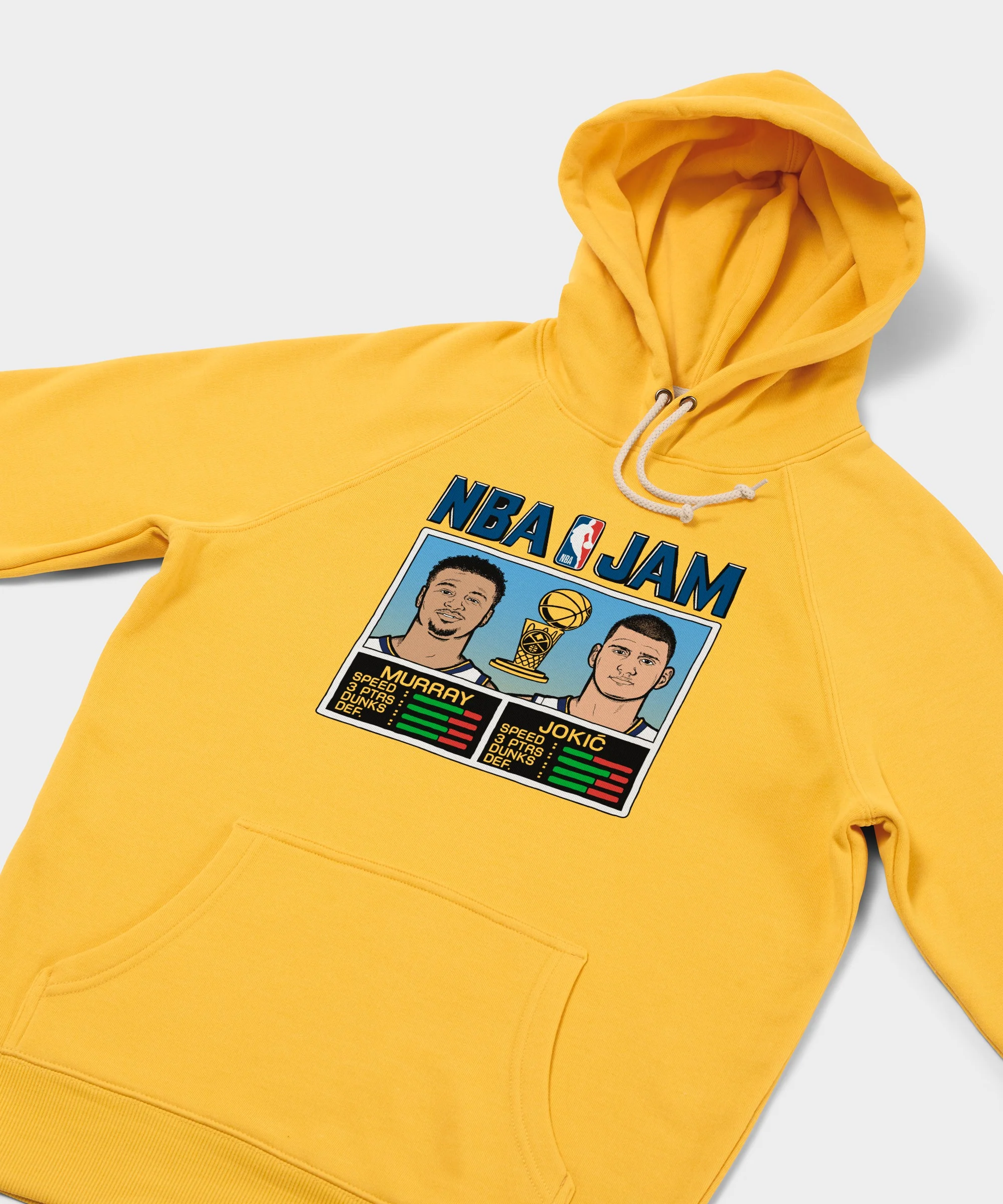 NBA Jam Nuggets 2023 Champs Murray And Jokic Hoodie - Image 2