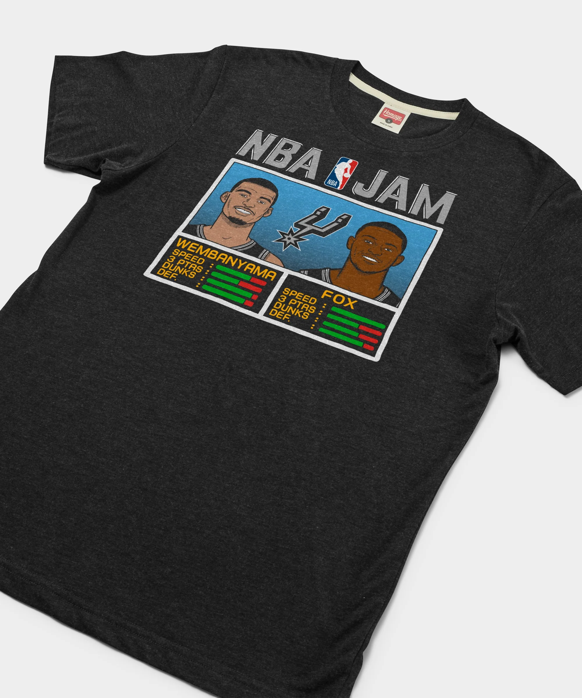 NBA Jam Spurs Wembanyama And Fox - Image 2