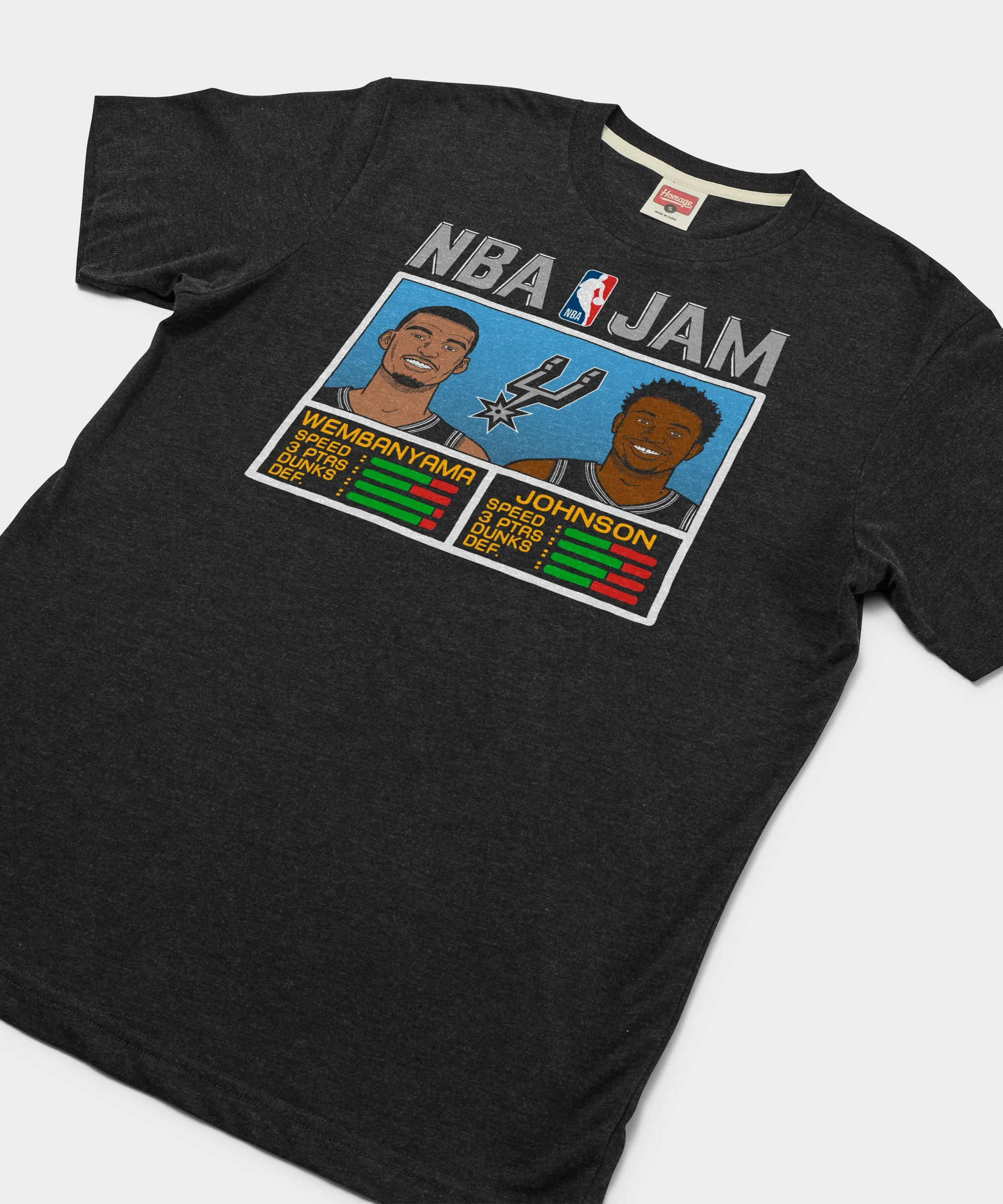 NBA Jam Spurs Wembanyama and Johnson - Image 2