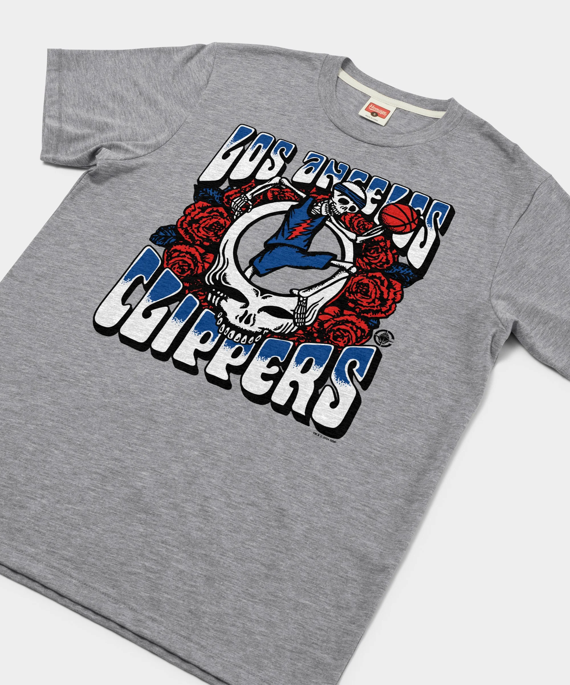 NBA x Grateful Dead x Clippers Skull - Image 2