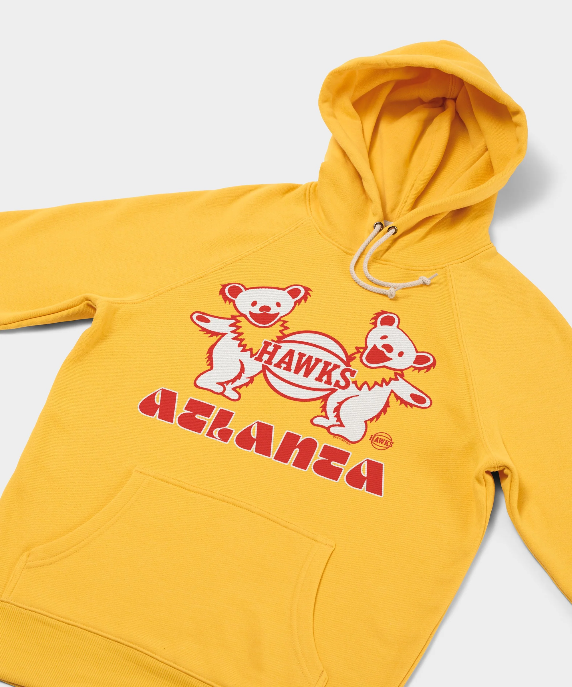NBA x Grateful Dead x Hawks Hoodie - Image 2