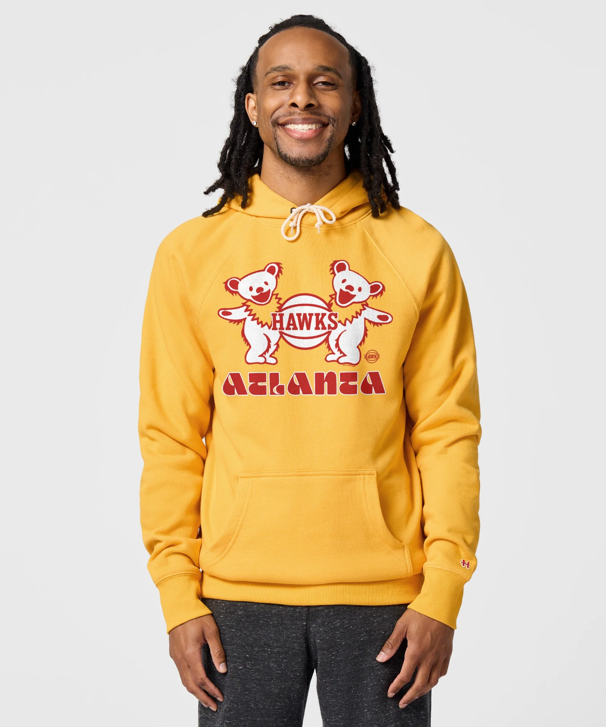 NBA x Grateful Dead x Hawks Hoodie - Image 3
