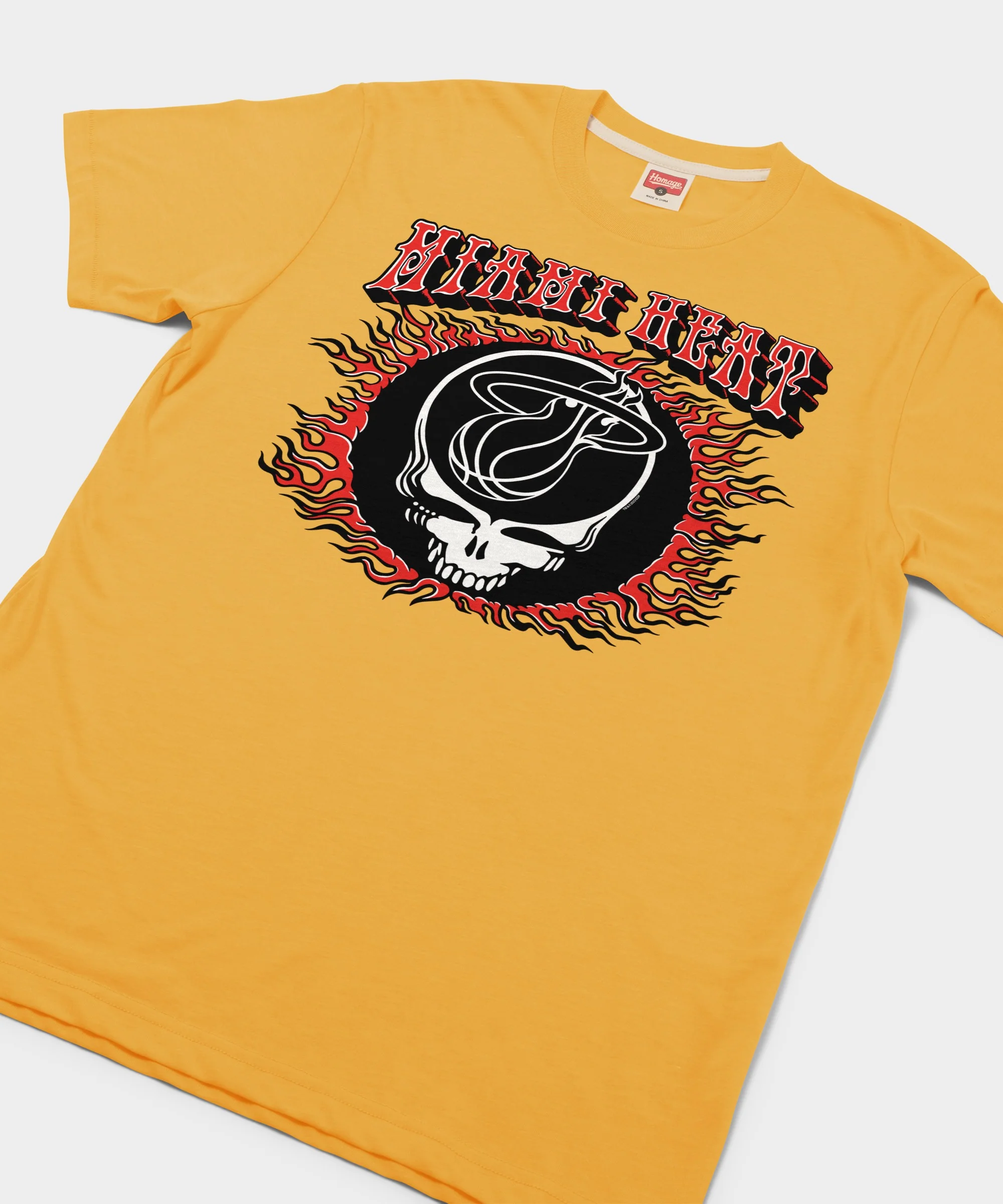NBA x Grateful Dead x Heat Flaming Skull - Image 2