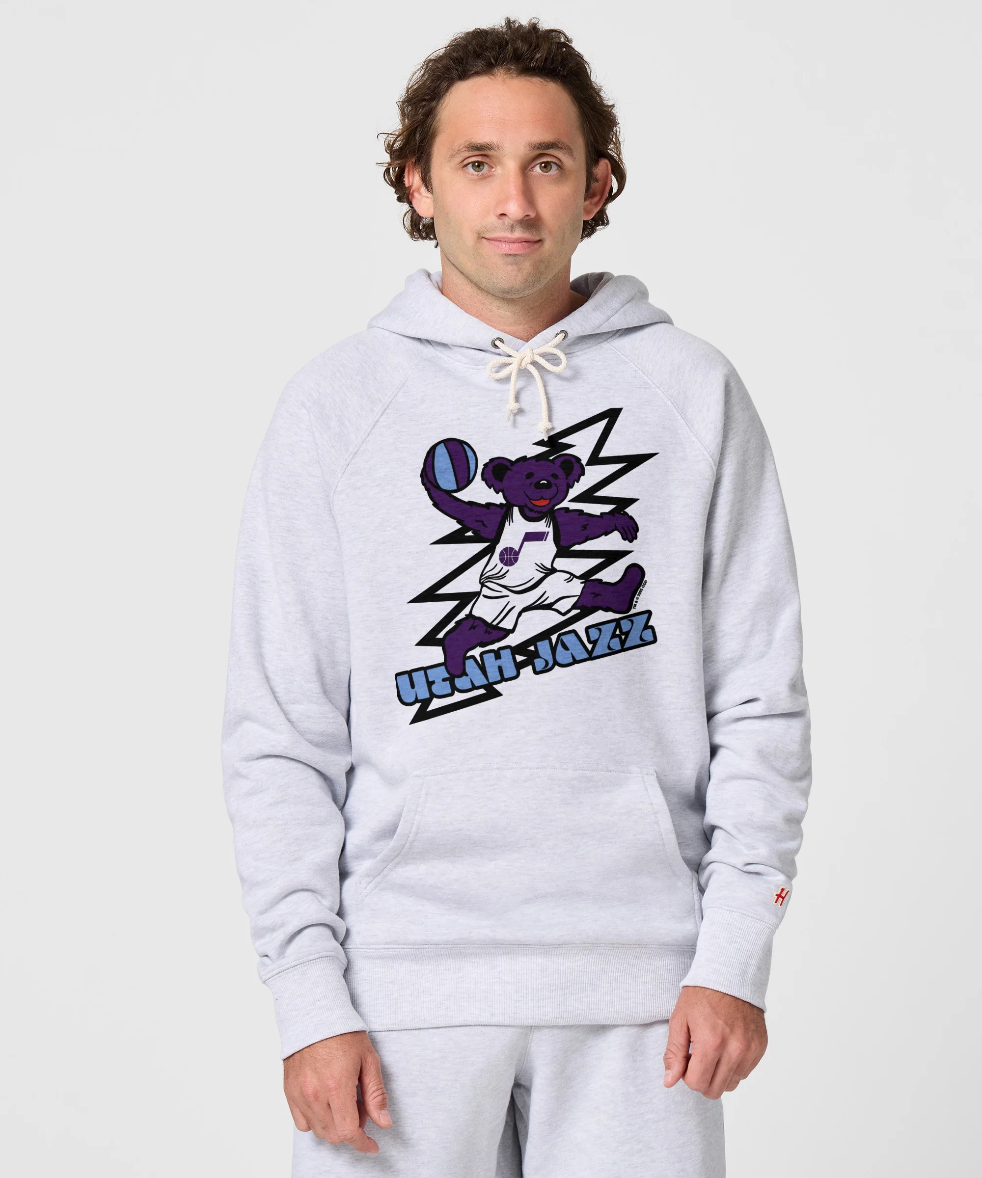 NBA x Grateful Dead x Jazz Hoodie - Image 3