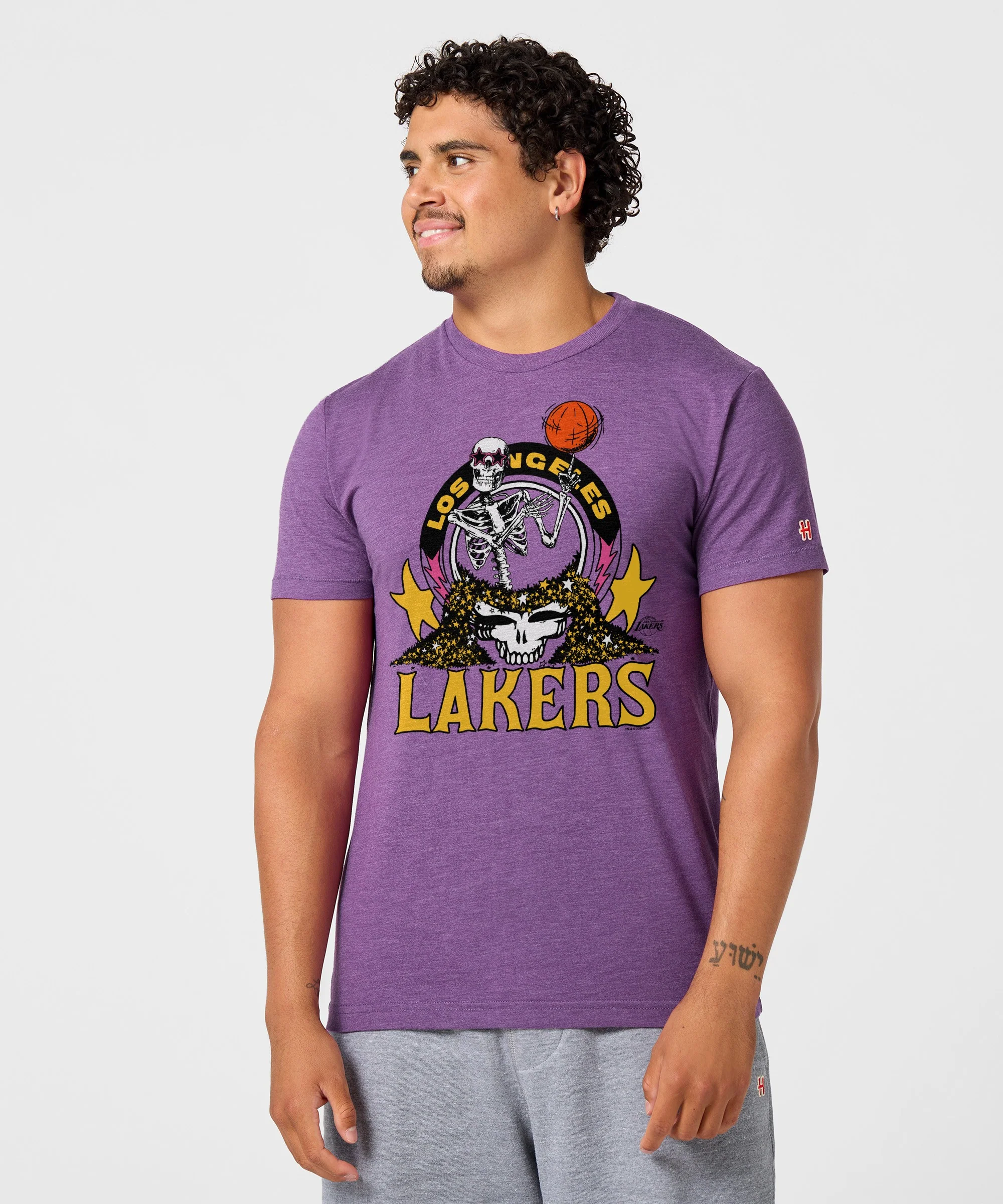 NBA x Grateful Dead x Lakers Skull - Image 3