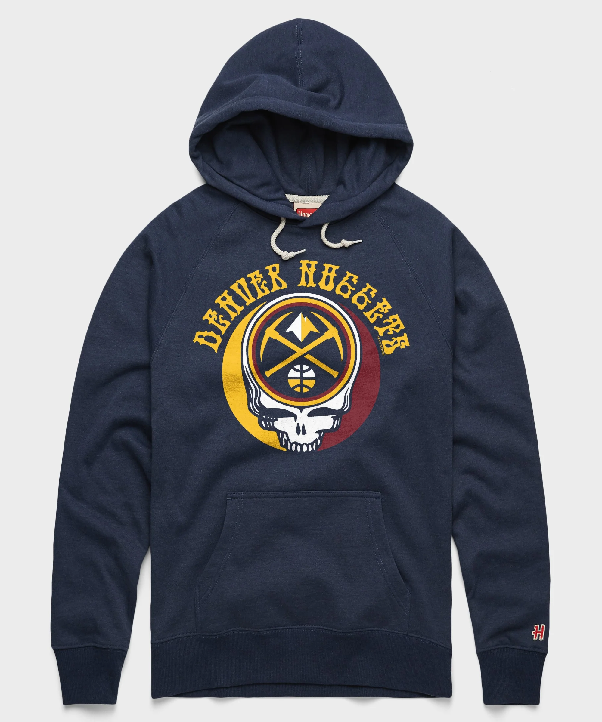 NBA x Grateful Dead x Nuggets Skull Hoodie