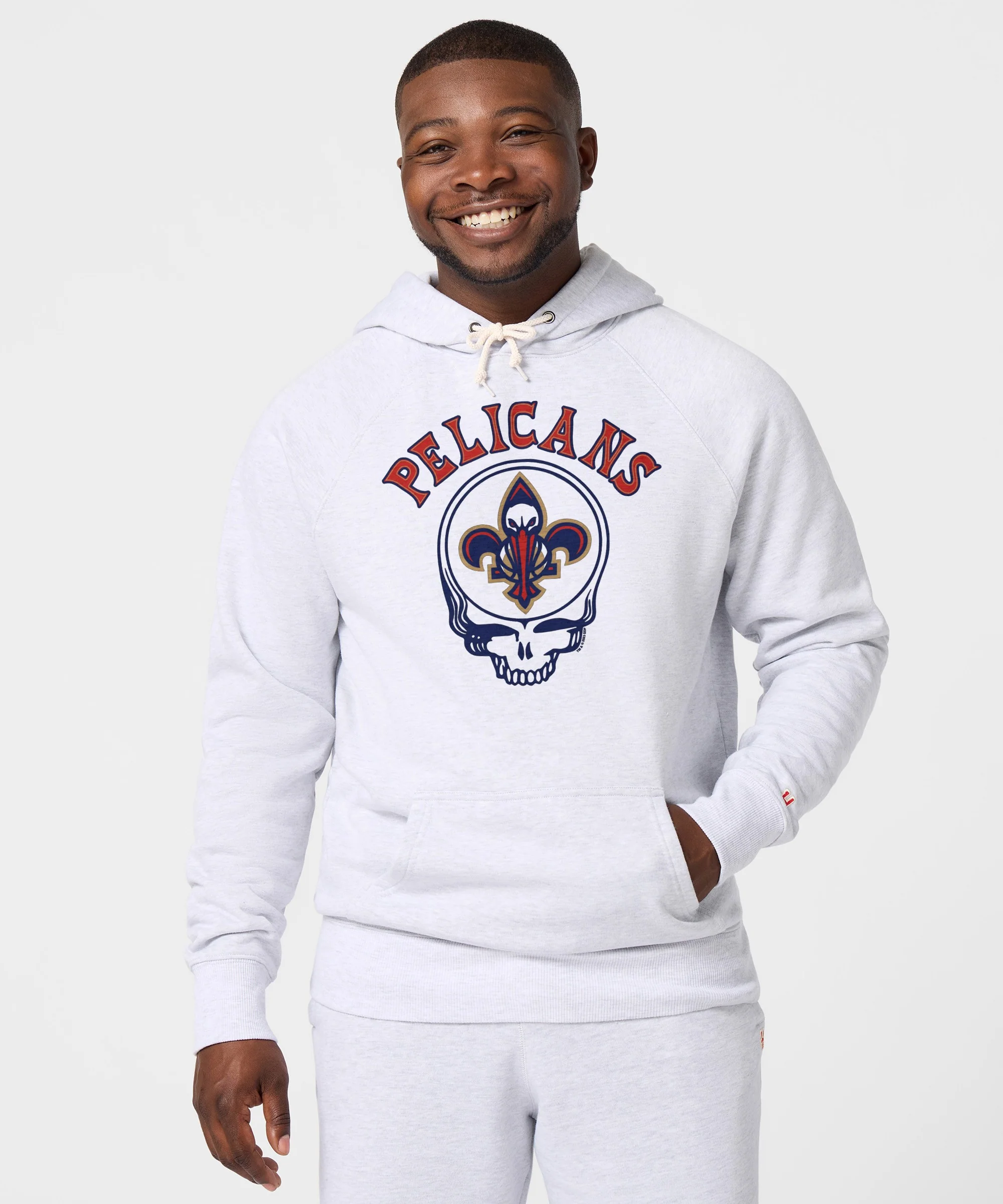 NBA x Grateful Dead x Pelicans Hoodie - Image 3