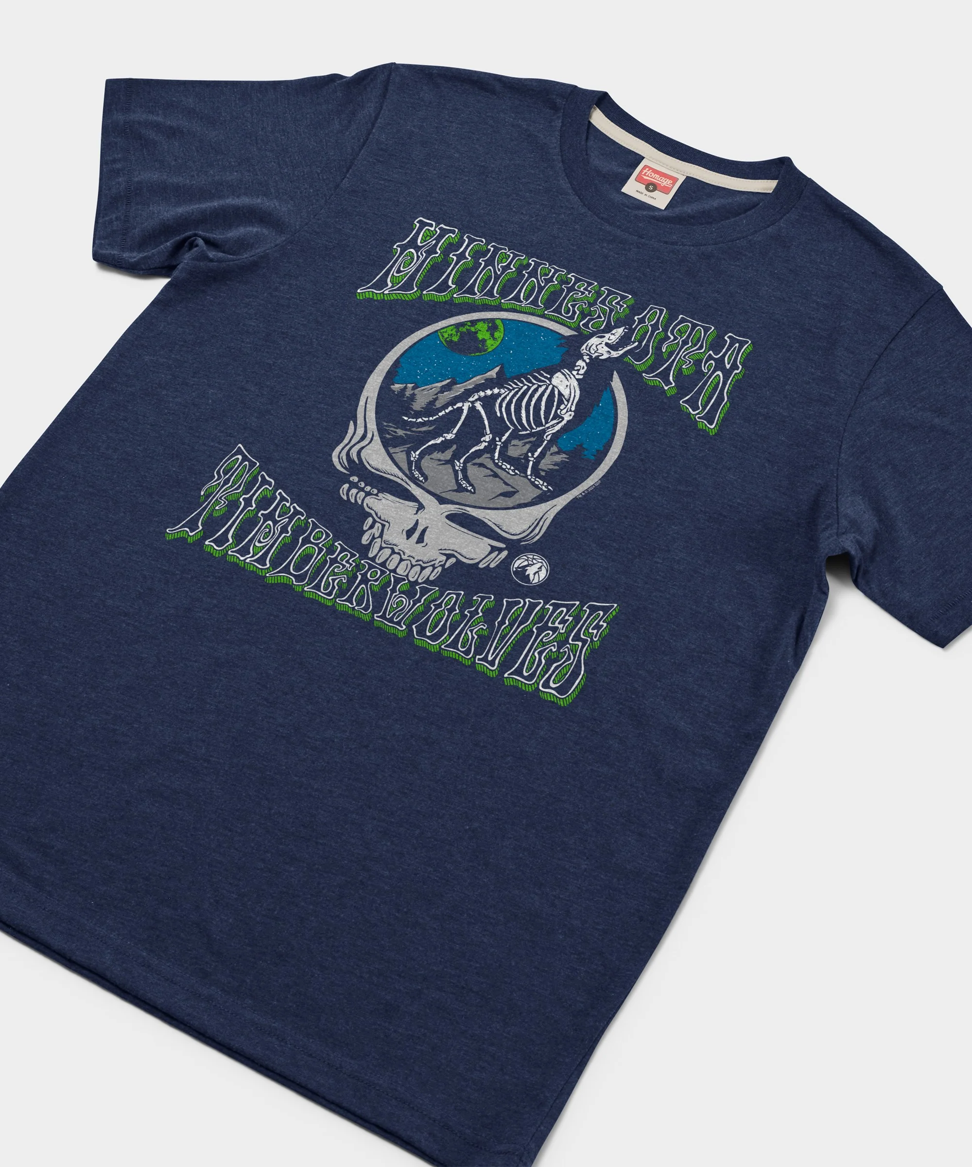 NBA x Grateful Dead x Timberwolves Skull - Image 2